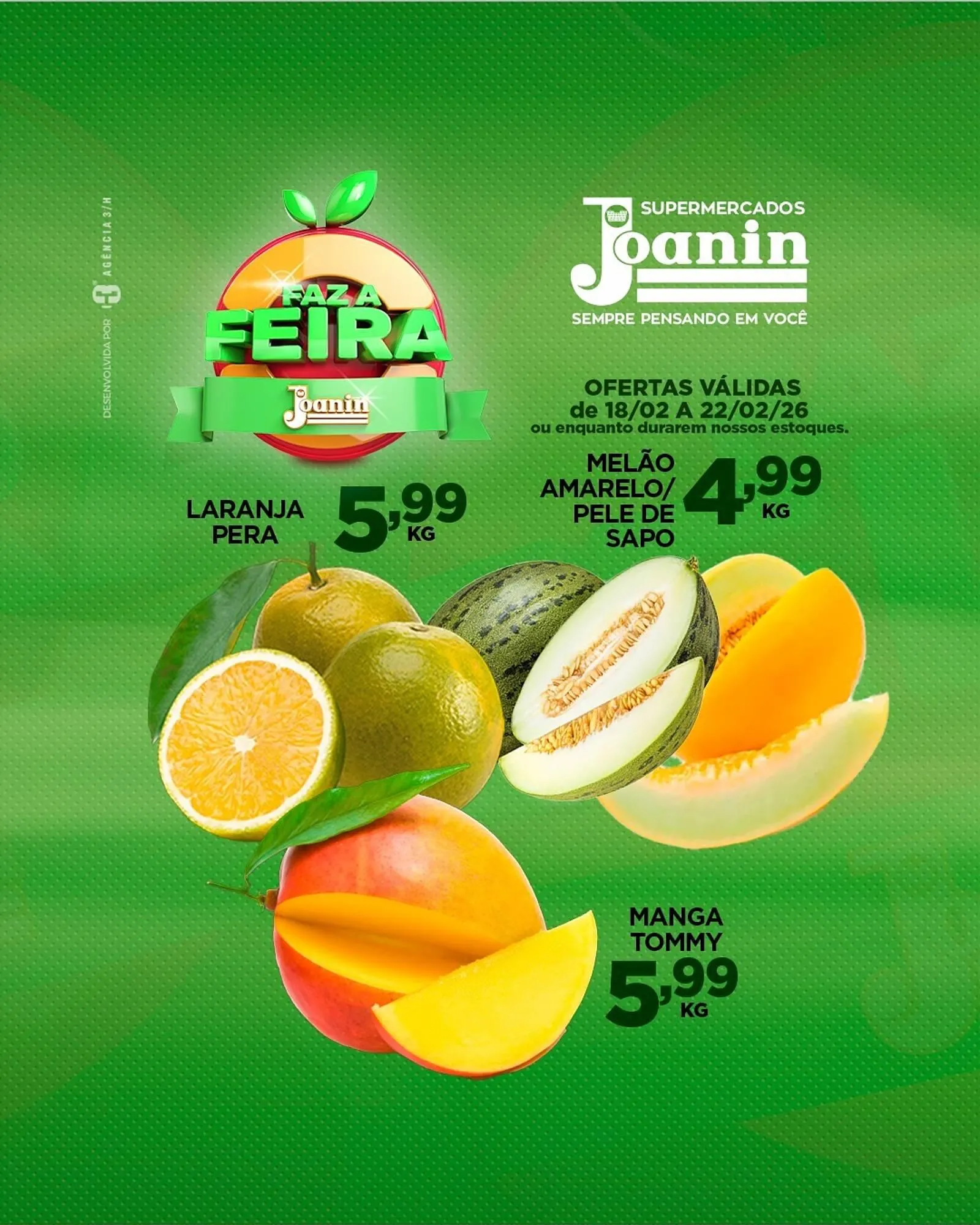 Encarte de Catálogo Supermercados Joanin 18 de fevereiro até 22 de fevereiro 2026 - Pagina 3