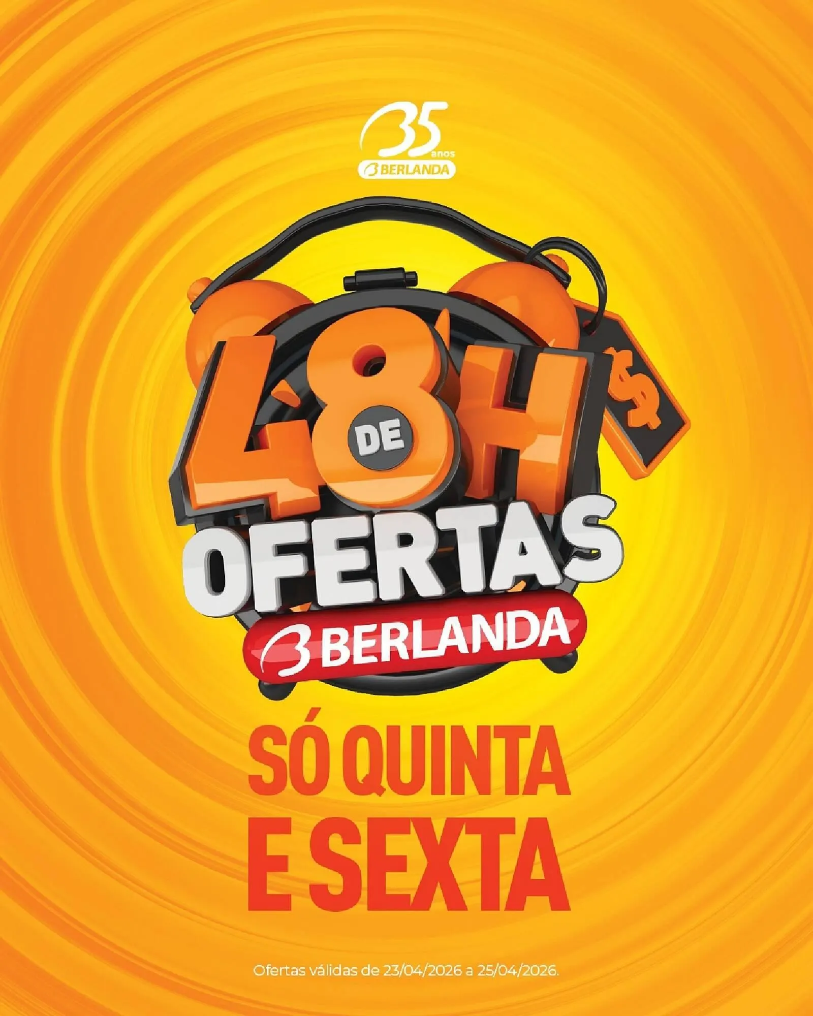 Encarte de Catálogo Berlanda 23 de abril até 25 de abril 2026 - Pagina 1