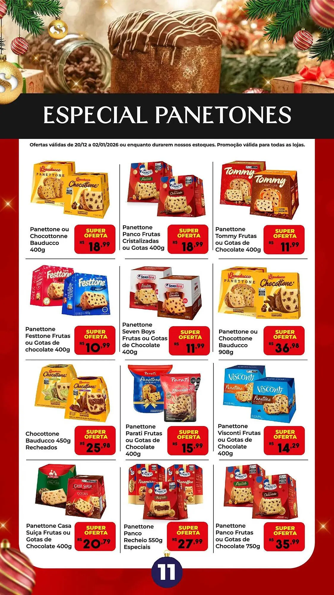 Encarte de Folheto Semar Supermercado 20 de dezembro até 2 de janeiro 2026 - Pagina 11