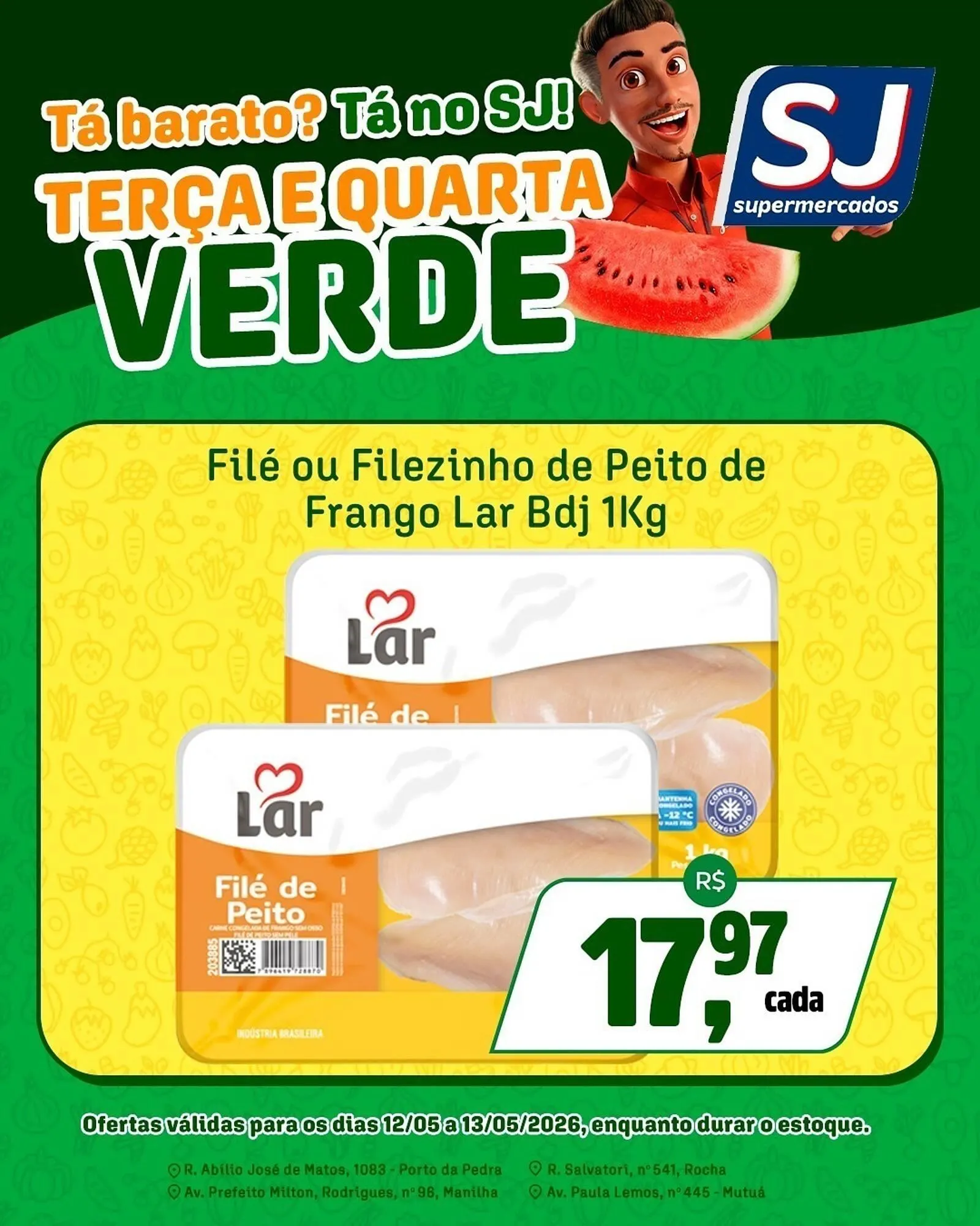 Encarte de Encarte Sj Supermercados 12 de maio até 13 de maio 2026 - Pagina 5
