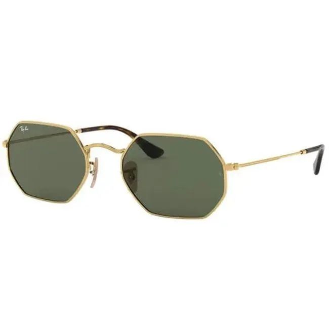 Óculos de sol Ray Ban, modelo RB3556N, cor Dourado, tamanho 53
