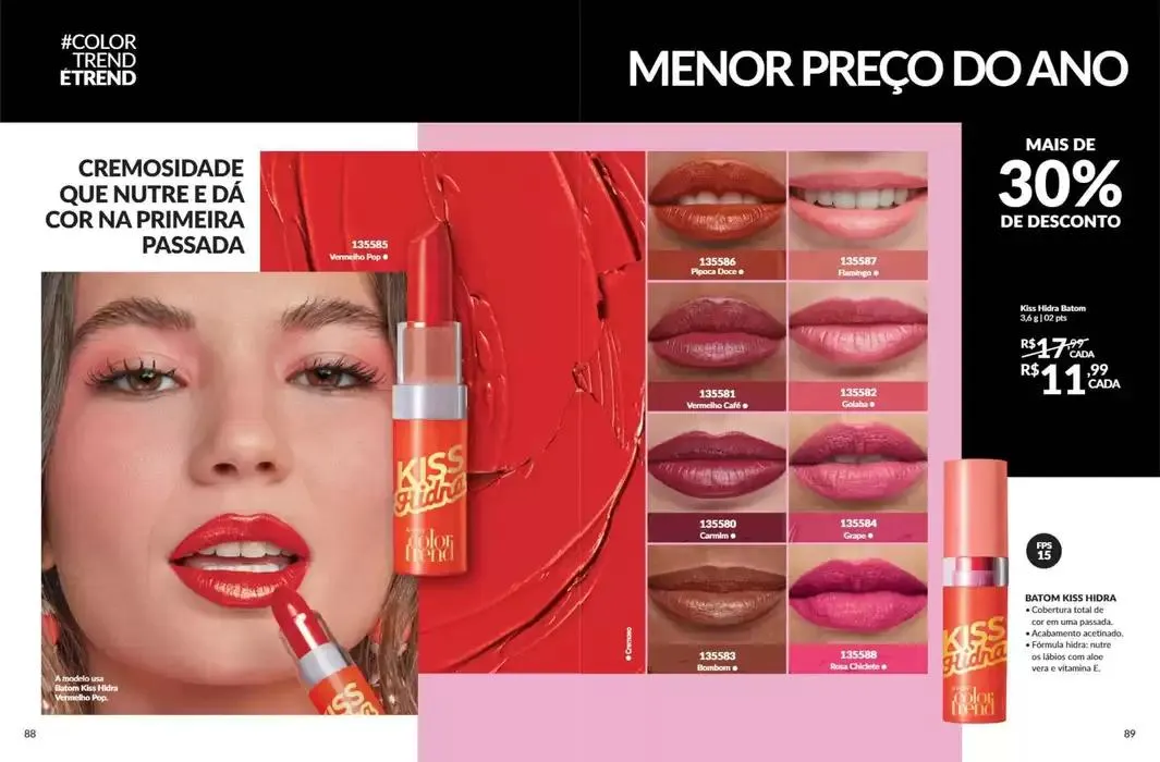 Encarte de Avon Revista Cosméticos Ciclo 8/2025 8 de abril até 15 de maio 2025 - Pagina 45