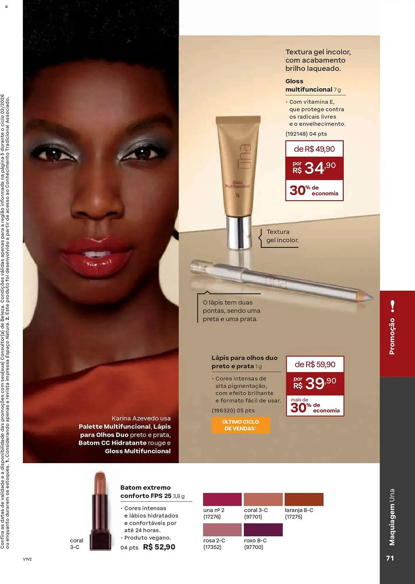 Encarte de Catálogo Natura 4 de fevereiro até 25 de fevereiro 2026 - Pagina 71