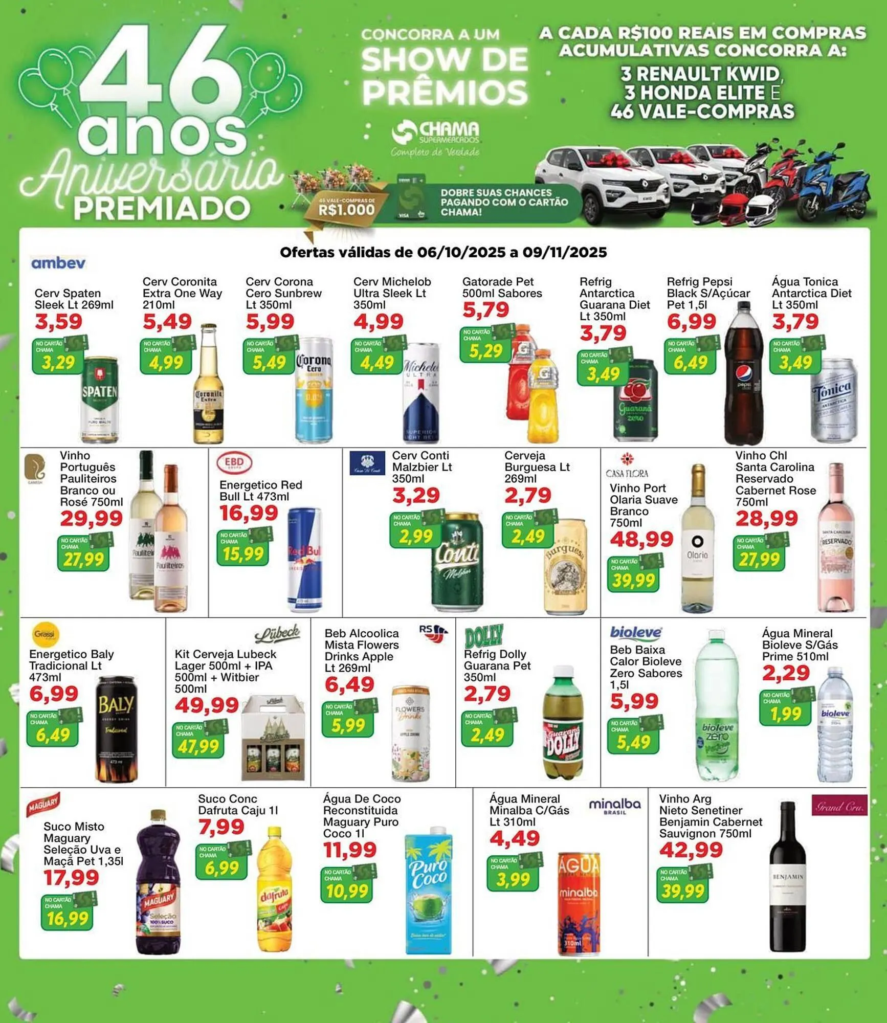 Encarte de Catálogo Chama Supermercados 6 de outubro até 9 de novembro 2025 - Pagina 11