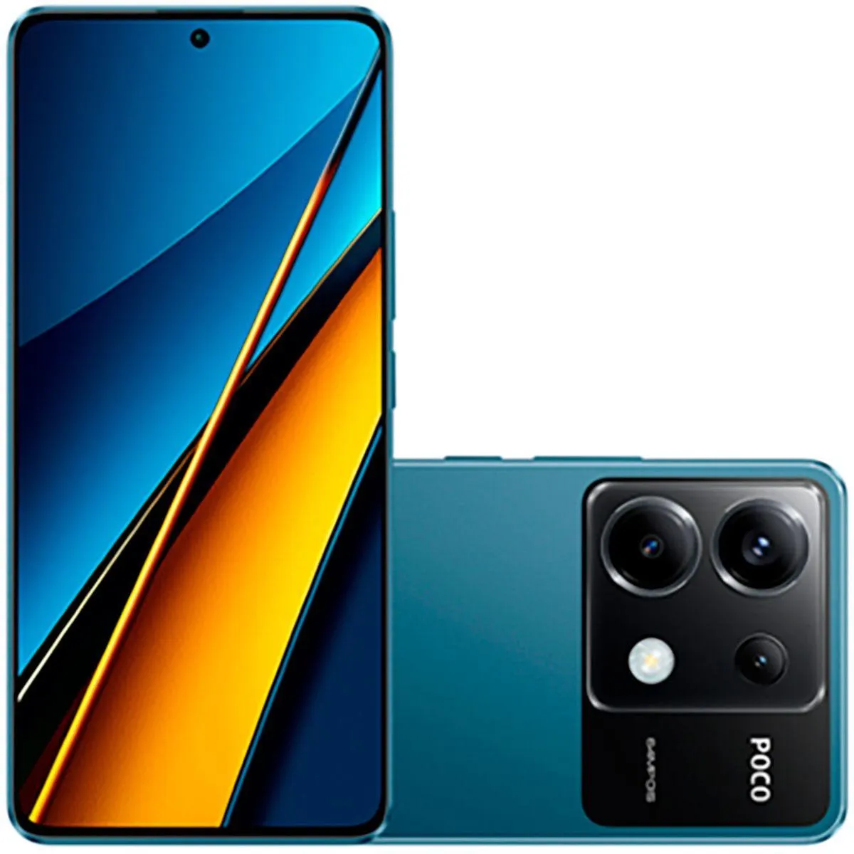 Smartphone Xiaomi Poco X6 5G 256GB Azul Tela 6.67" Câmera 64MP 8GB RAM