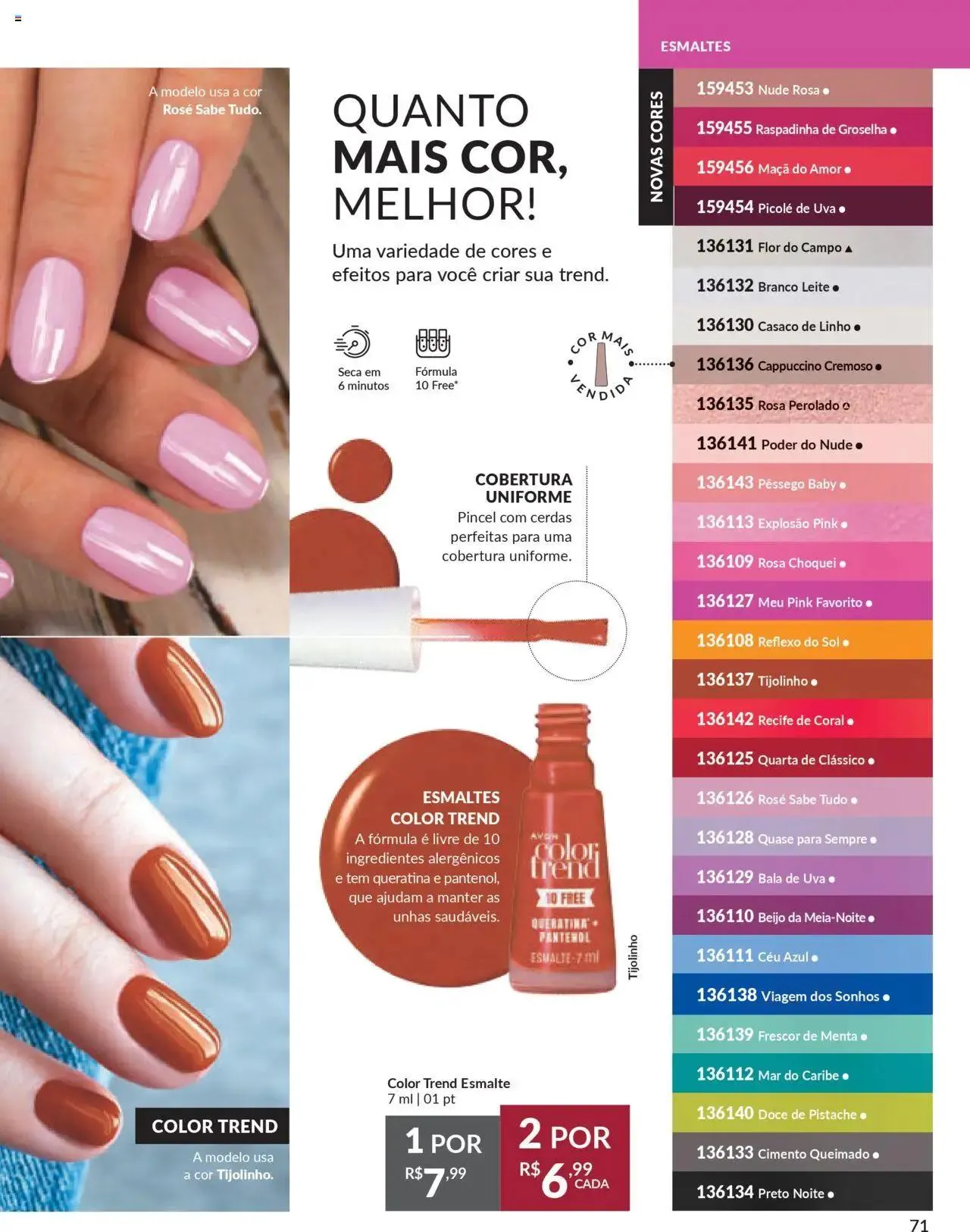 Encarte de Avon - Campanha 07 3 de abril até 1 de maio 2025 - Pagina 71