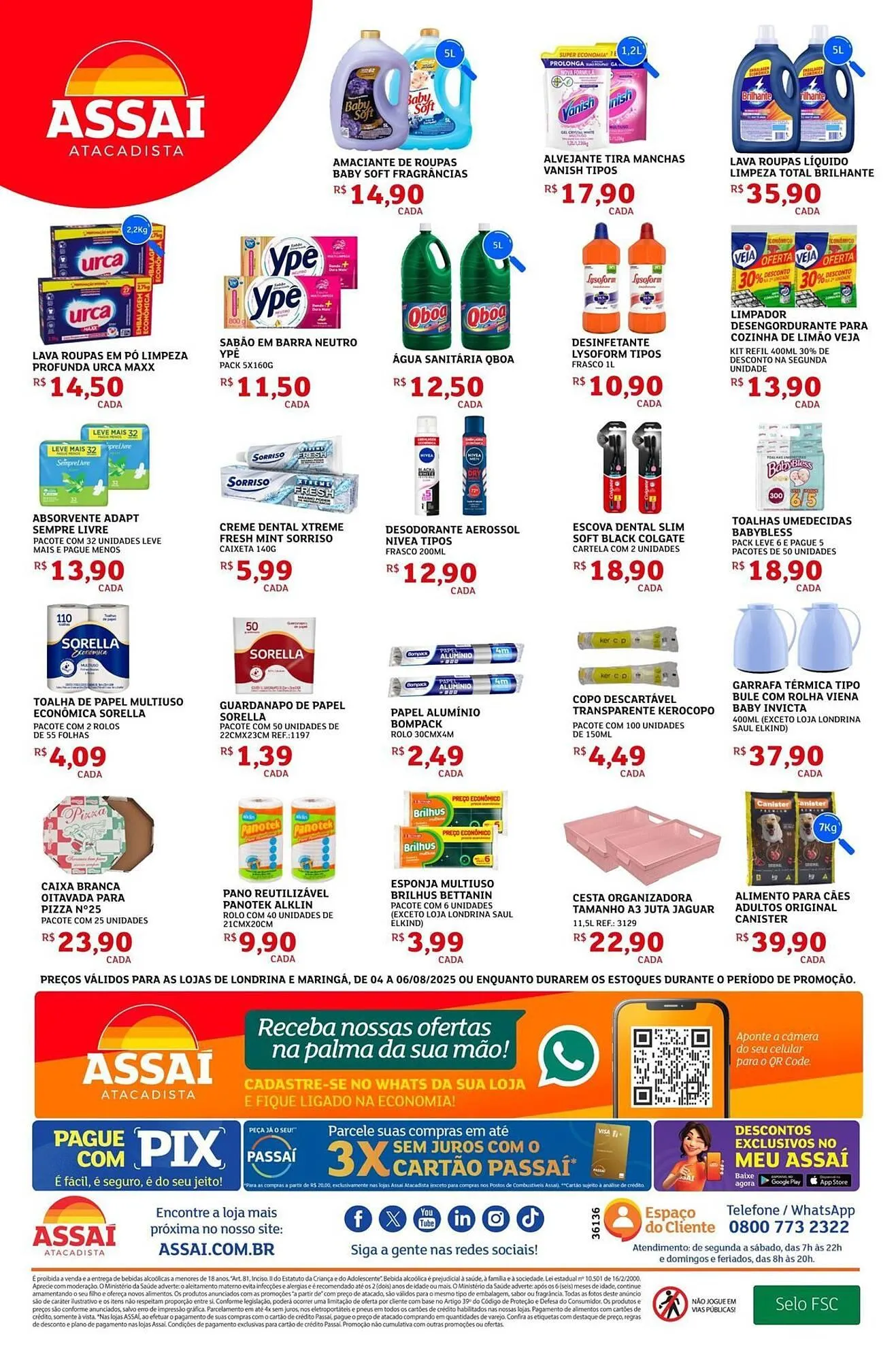 Encarte de Catálogo Assaí Atacadista 5 de agosto até 6 de agosto 2025 - Pagina 4