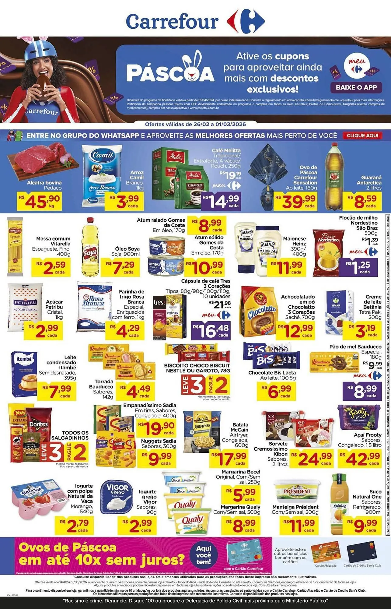 Encarte de Folheto Carrefour 26 de fevereiro até 1 de março 2026 - Pagina 1