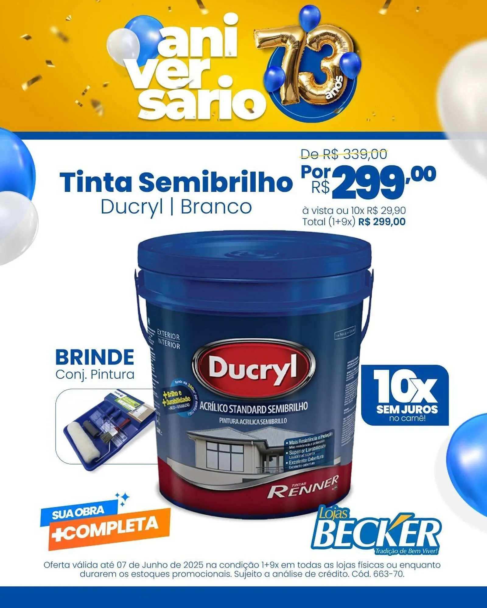 Encarte de Catálogo Lojas Becker 4 de junho até 7 de junho 2025 - Pagina 1