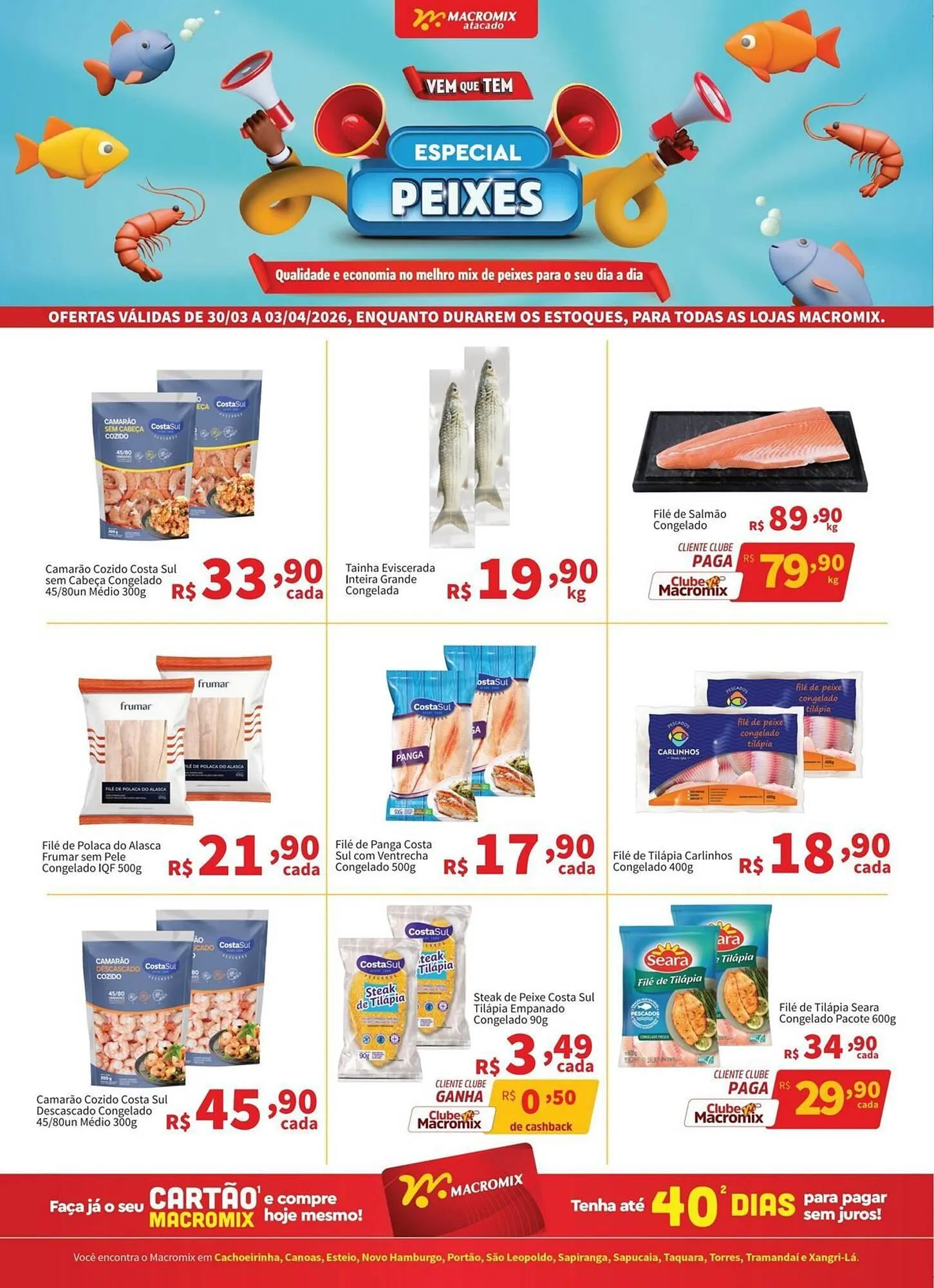 Encarte de Catálogo Macromix Atacado 30 de março até 3 de abril 2026 - Pagina 1