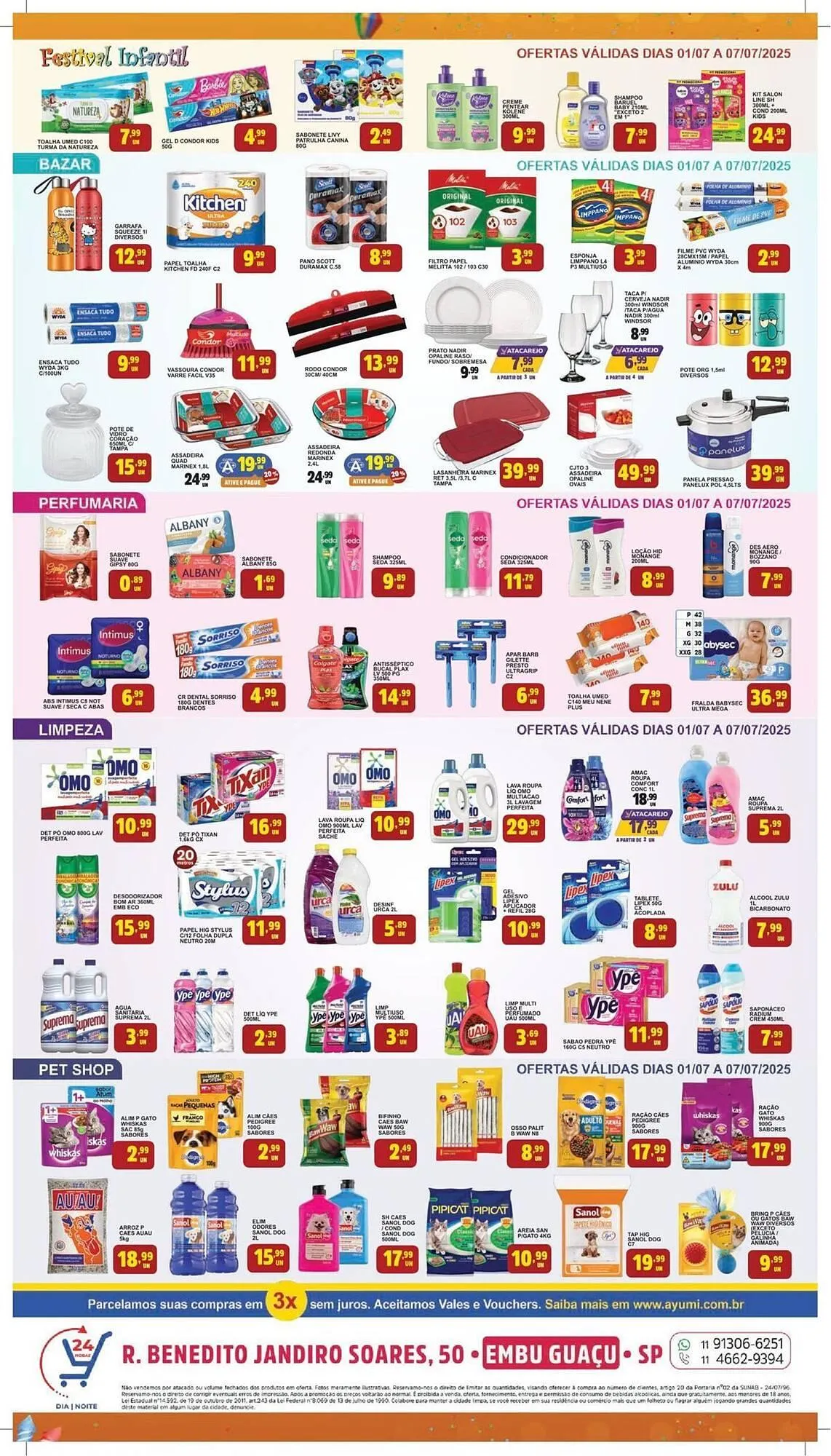 Encarte de Catálogo Ayumi Supermercados 1 de julho até 7 de julho 2025 - Pagina 4