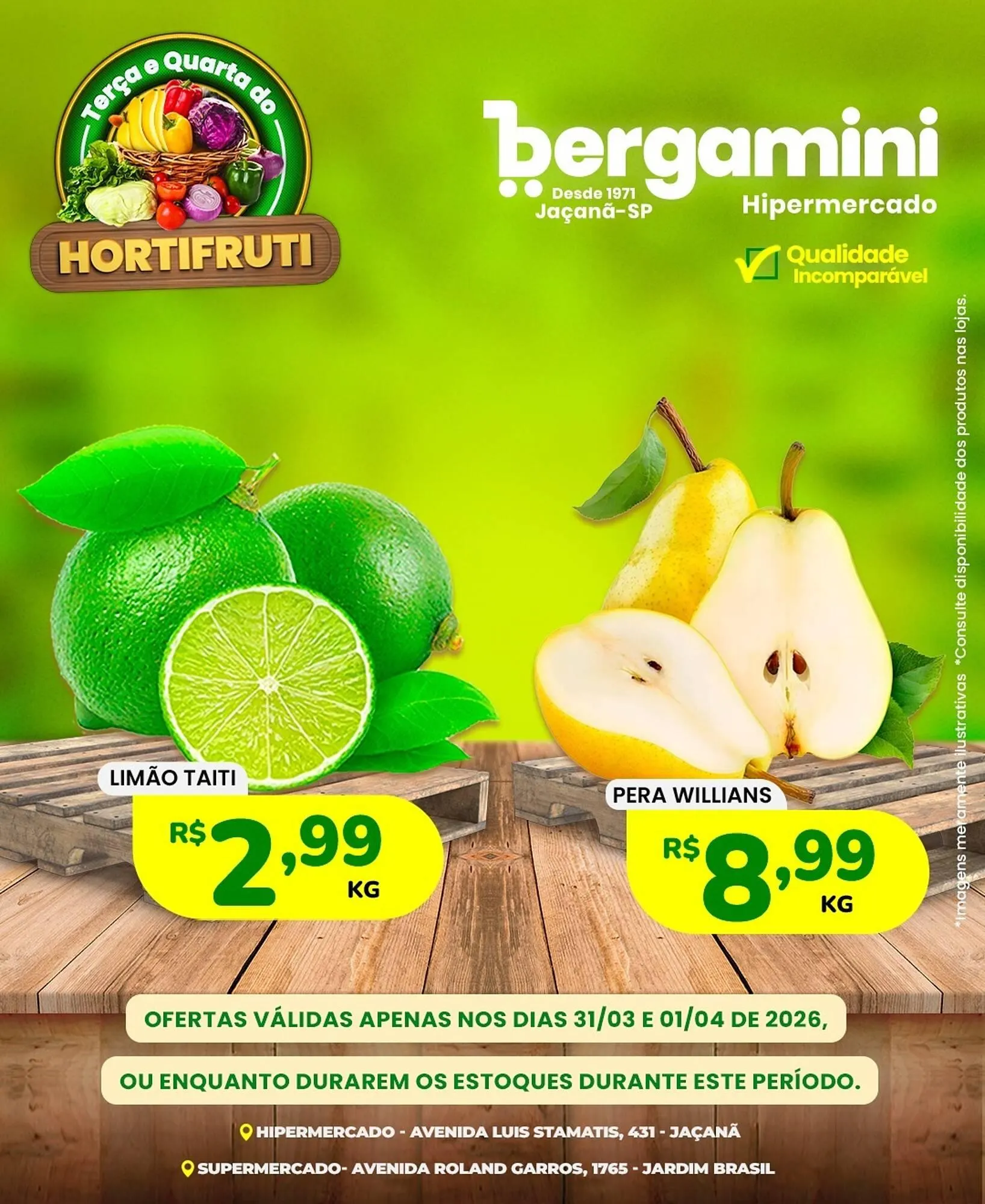 Encarte de Catálogo Supermercado Bergamini 31 de março até 1 de abril 2026 - Pagina 3