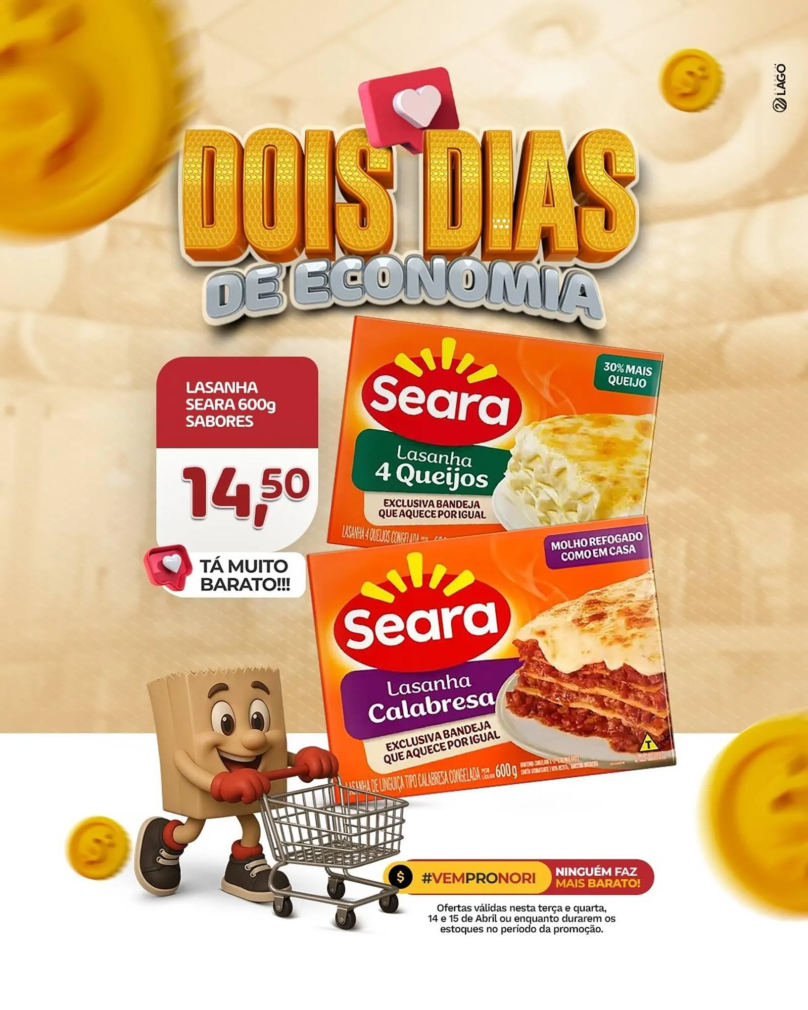 Encarte de Catálogo Supermercados Nori 14 de abril até 15 de abril 2026 - Pagina 2