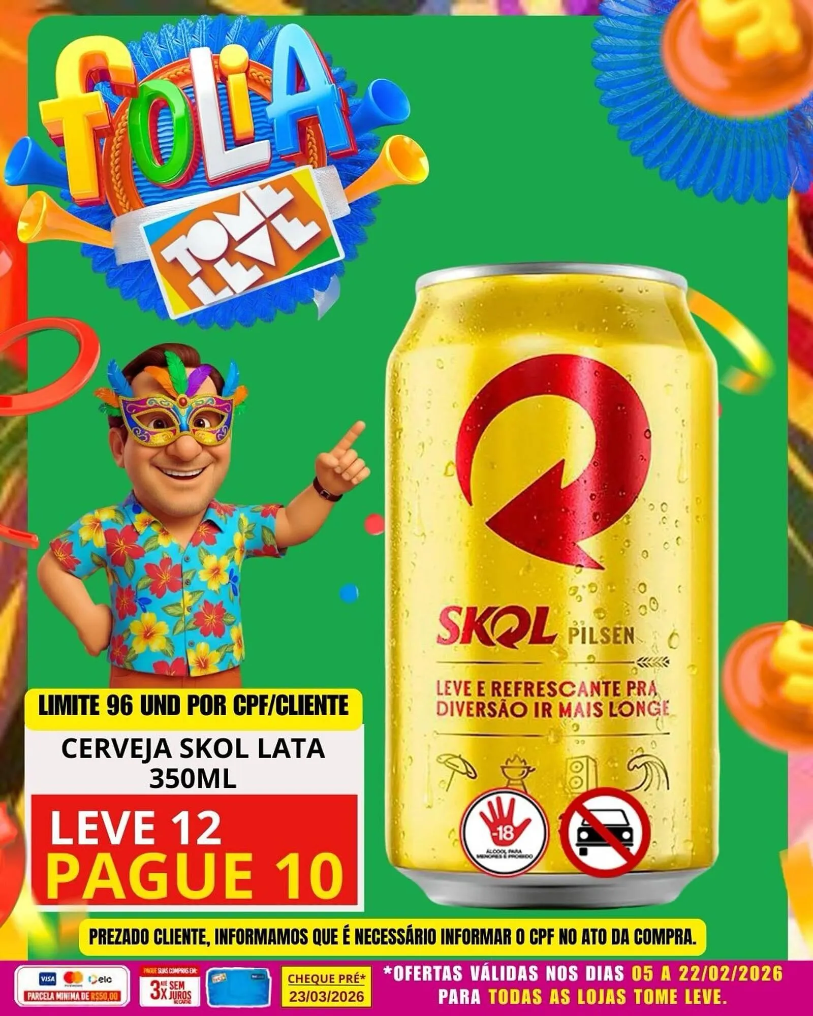 Encarte de Catálogo Tome Leve 6 de fevereiro até 22 de fevereiro 2026 - Pagina 2