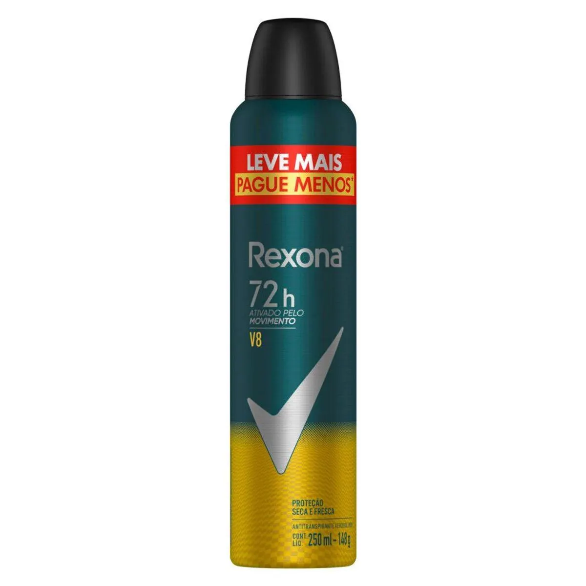 Desodorante Aerosol Rexona Masculino V8 250ml Lv Mais Pg Men