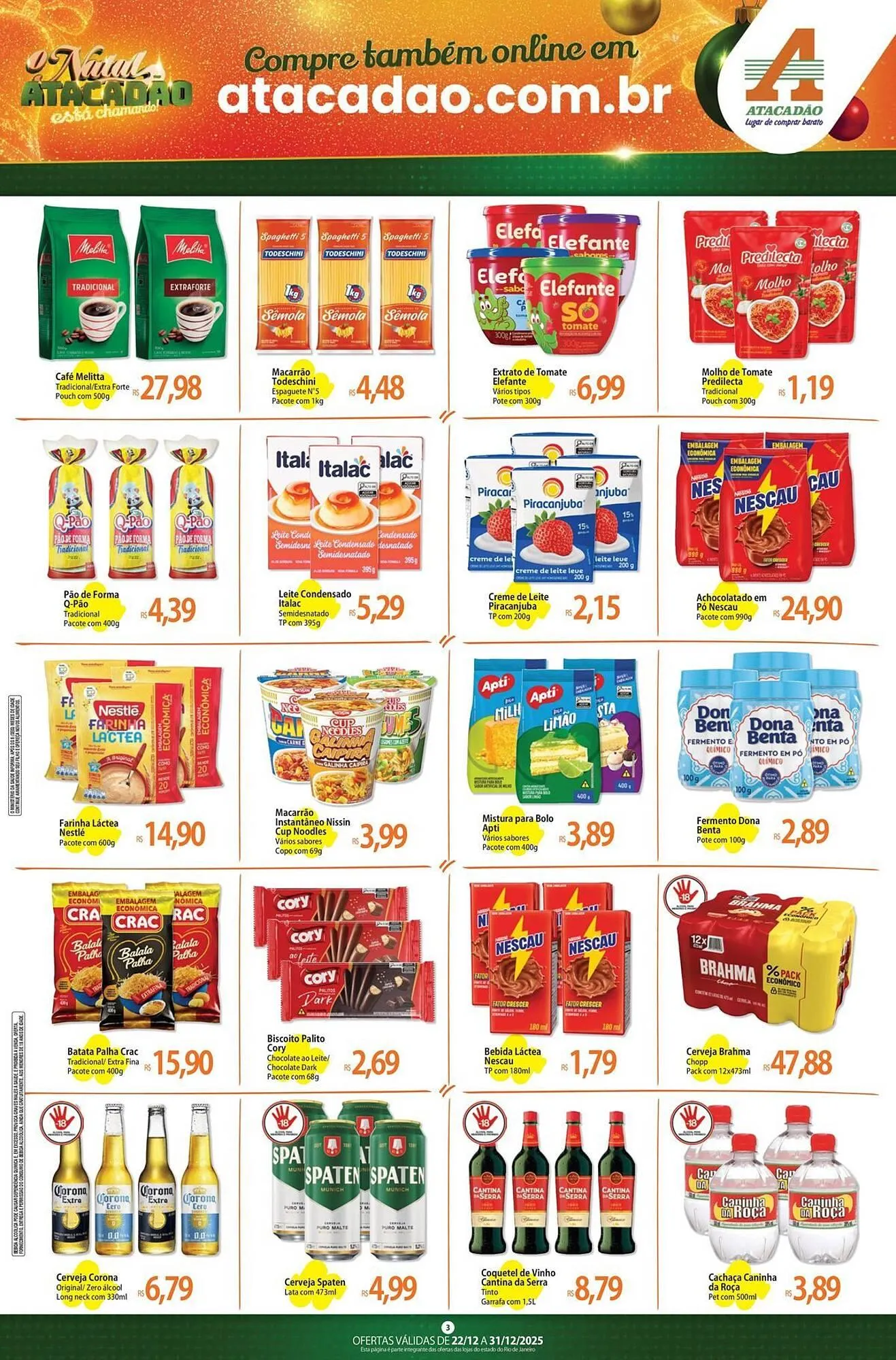 Encarte de Folheto Atacadão 23 de dezembro até 31 de dezembro 2025 - Pagina 3