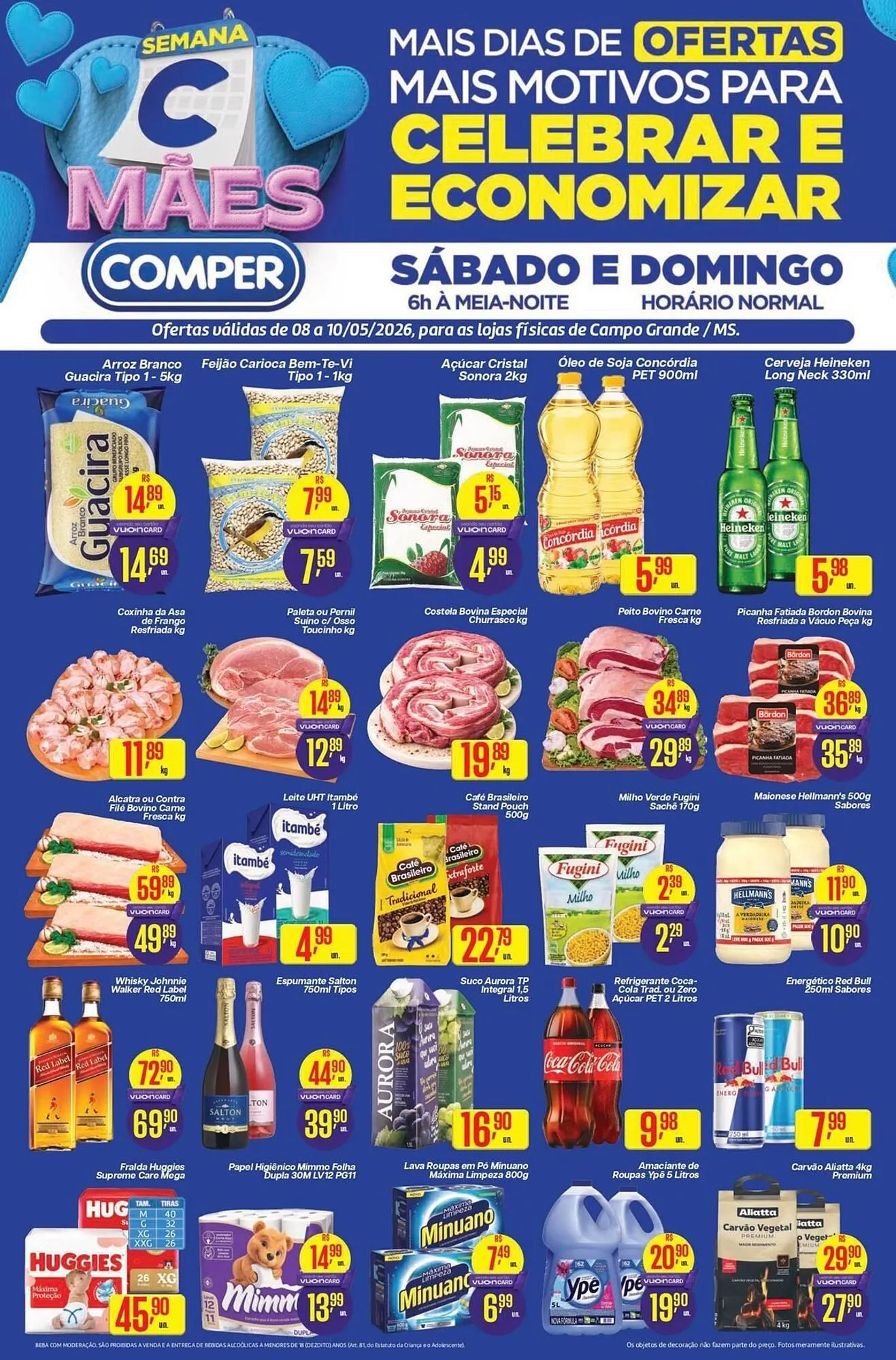 Encarte de Folheto Comper 8 de maio até 10 de maio 2026 - Pagina 1