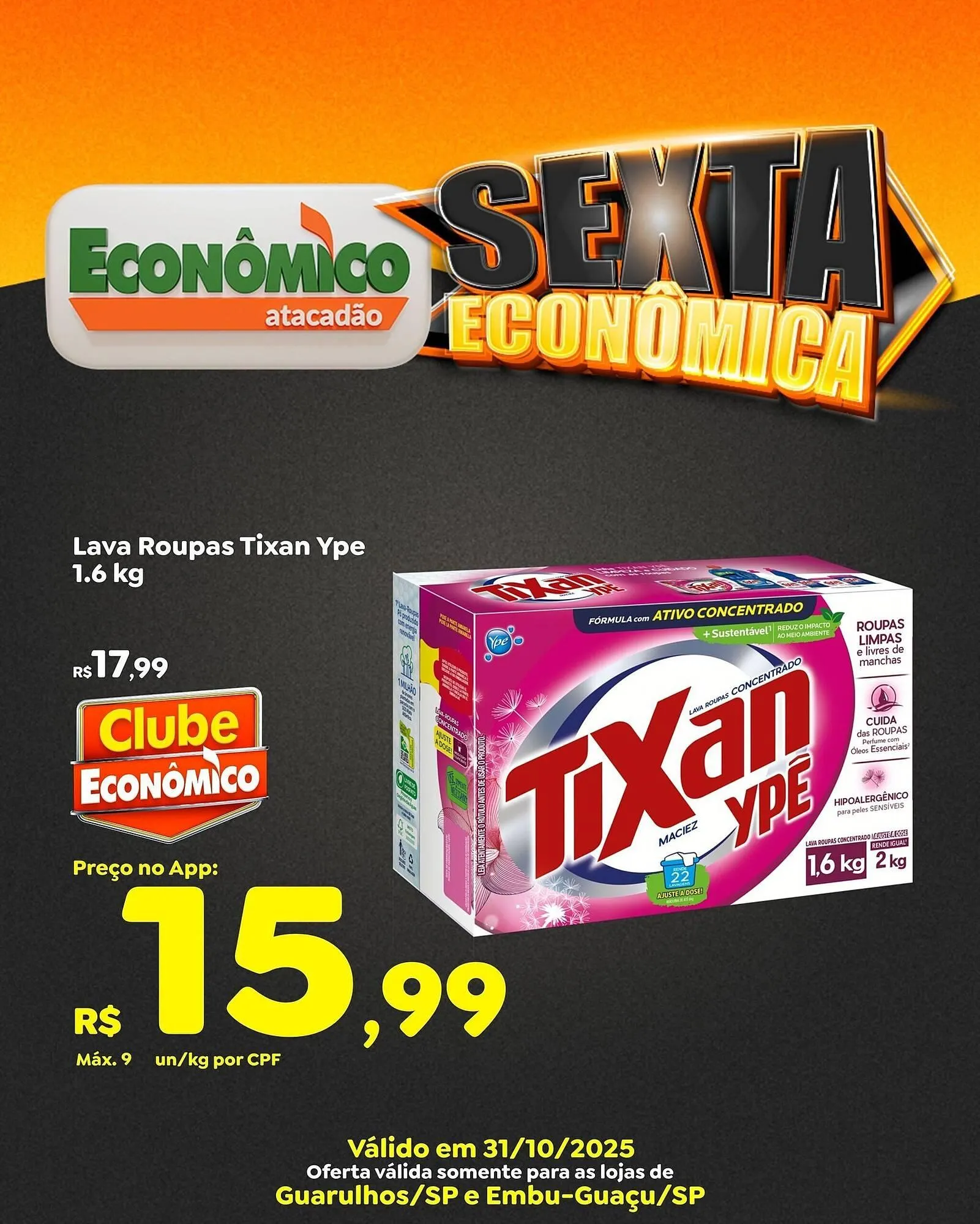 Encarte de Catálogo Econômico Atacadão 31 de outubro até 31 de outubro 2025 - Pagina 3