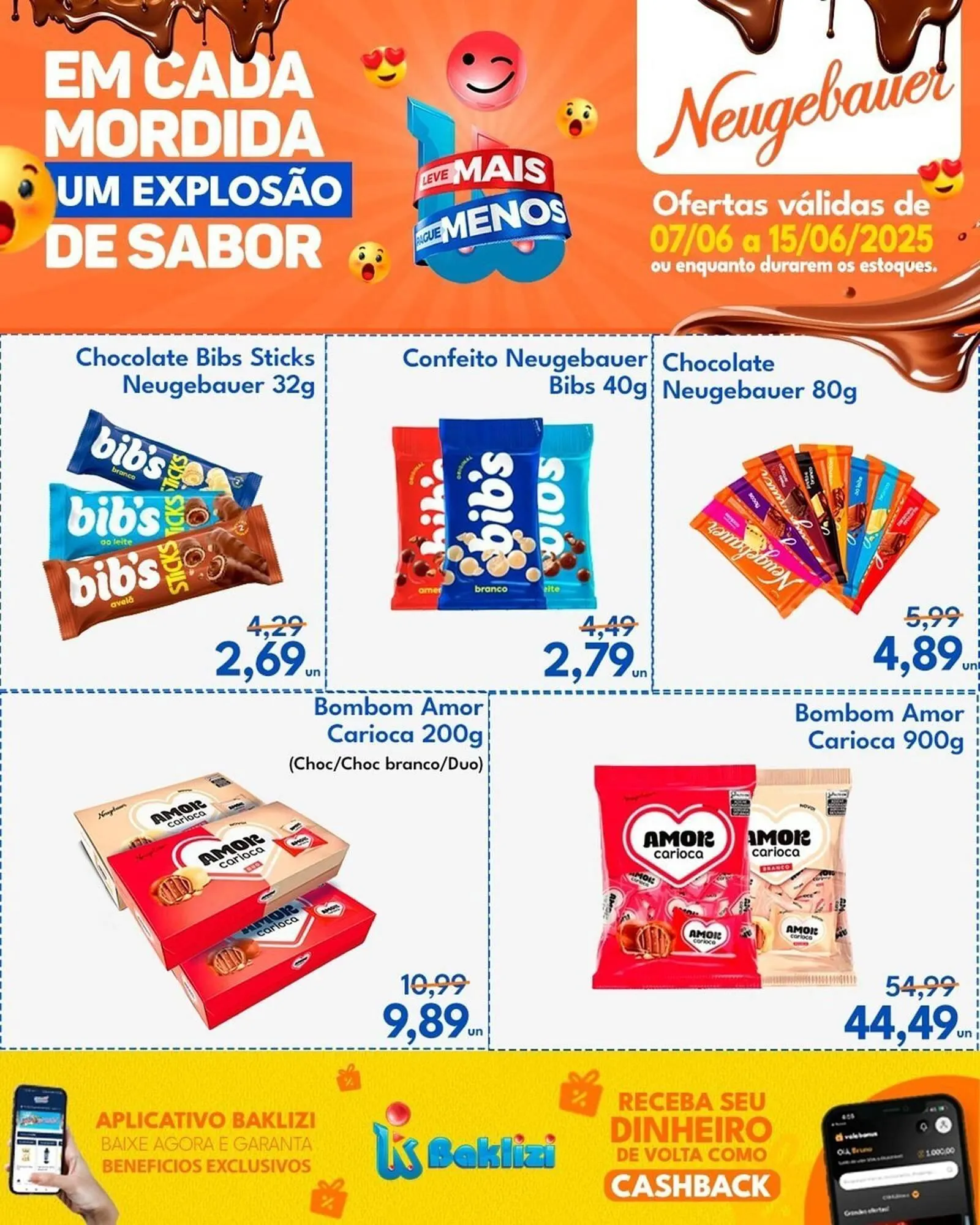 Encarte de Catálogo Supermercados Baklizi 7 de junho até 15 de junho 2025 - Pagina 1