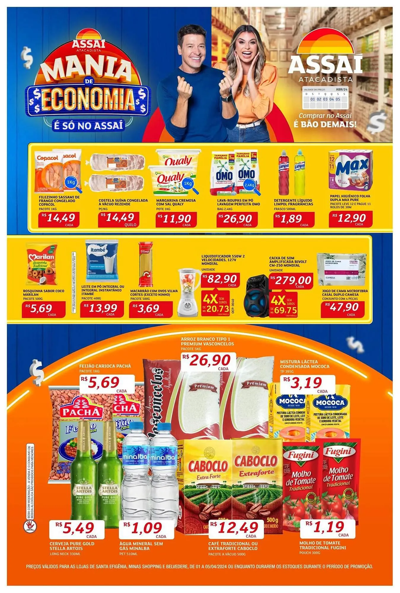 Encarte de Catálogo Assaí Atacadista 2 de abril até 5 de abril 2024 - Pagina 1