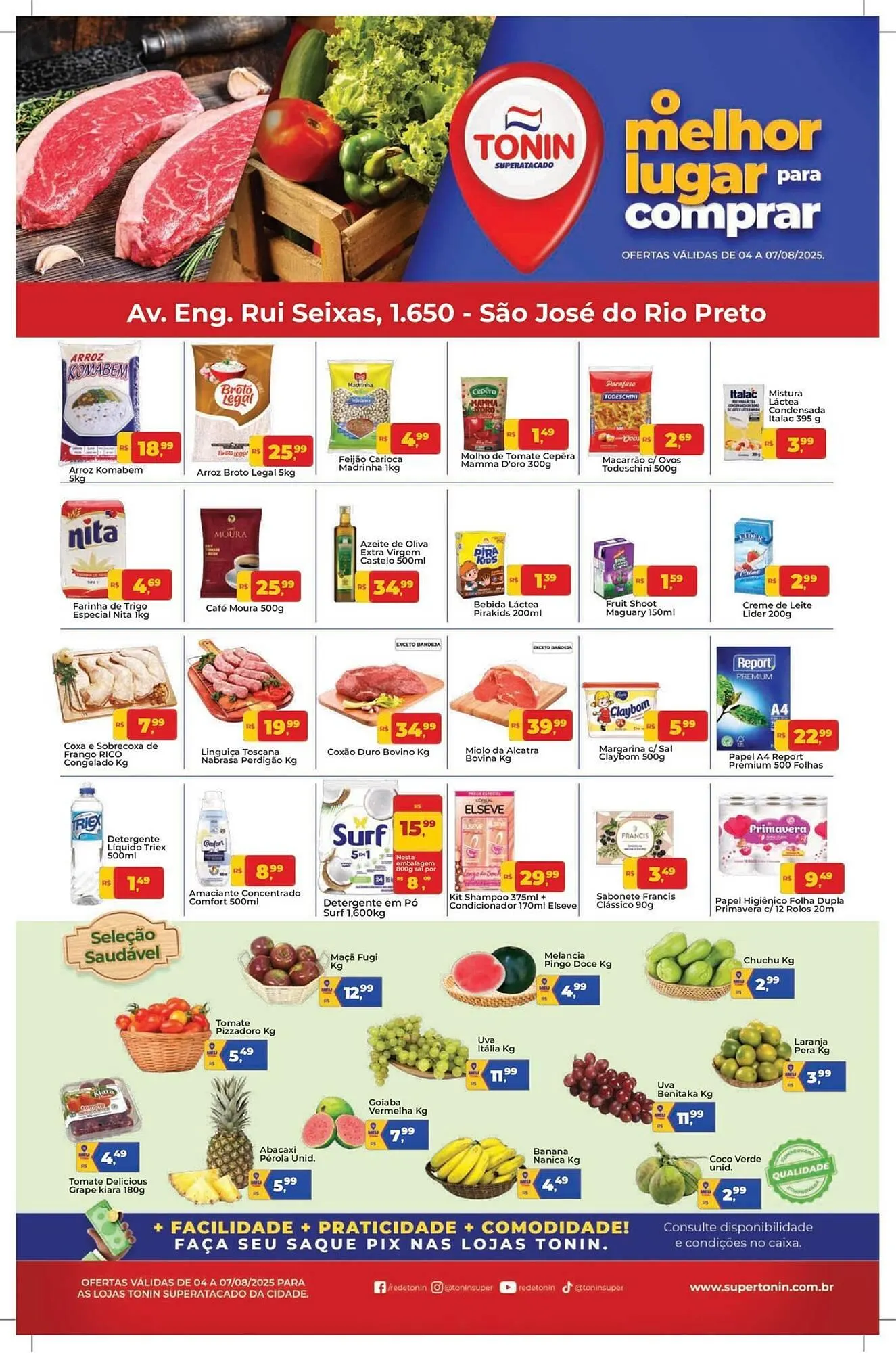 Encarte de Catálogo Tonin Superatacado 5 de agosto até 7 de agosto 2025 - Pagina 1