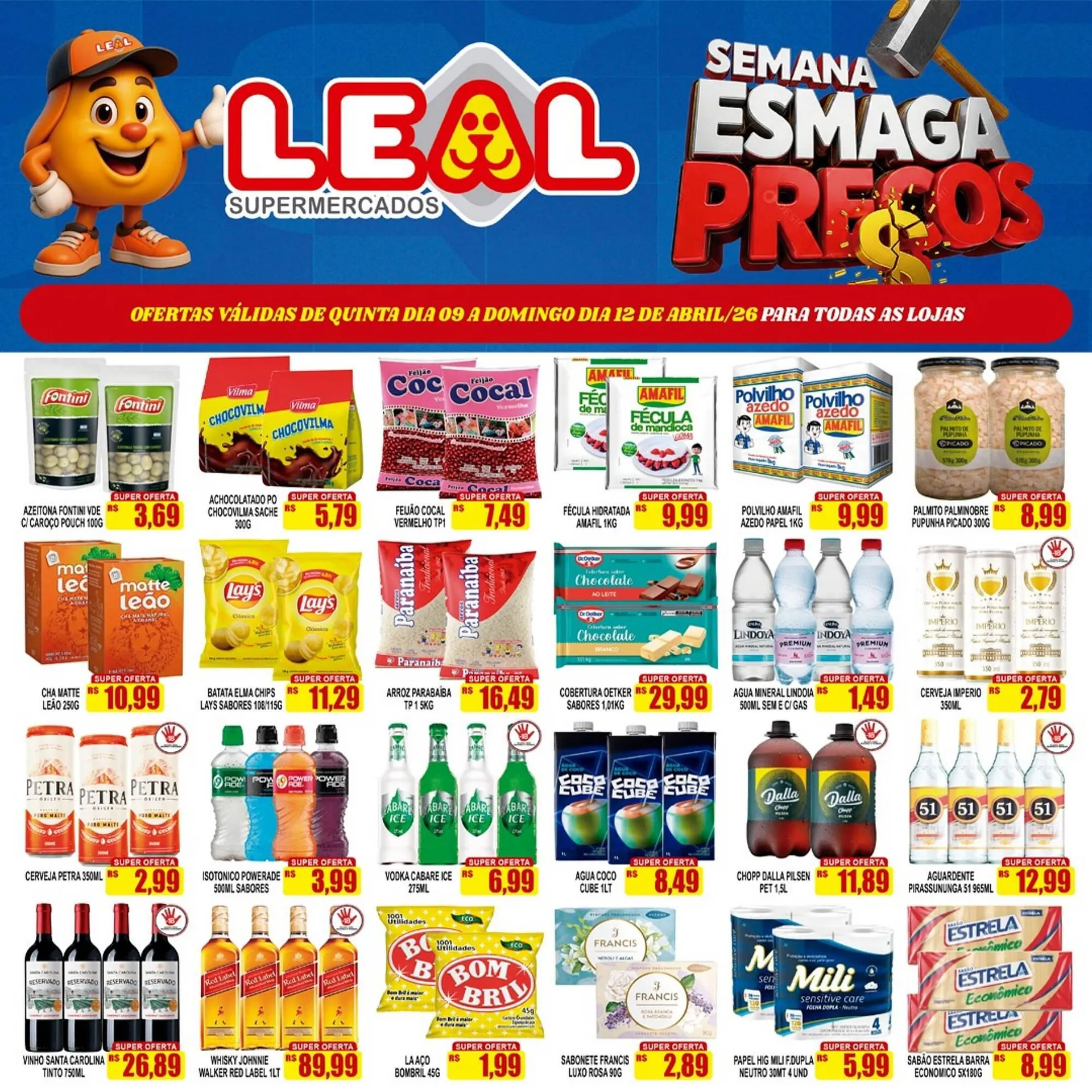 Encarte de Folheto Supermercado leal 10 de abril até 12 de abril 2026 - Pagina 2