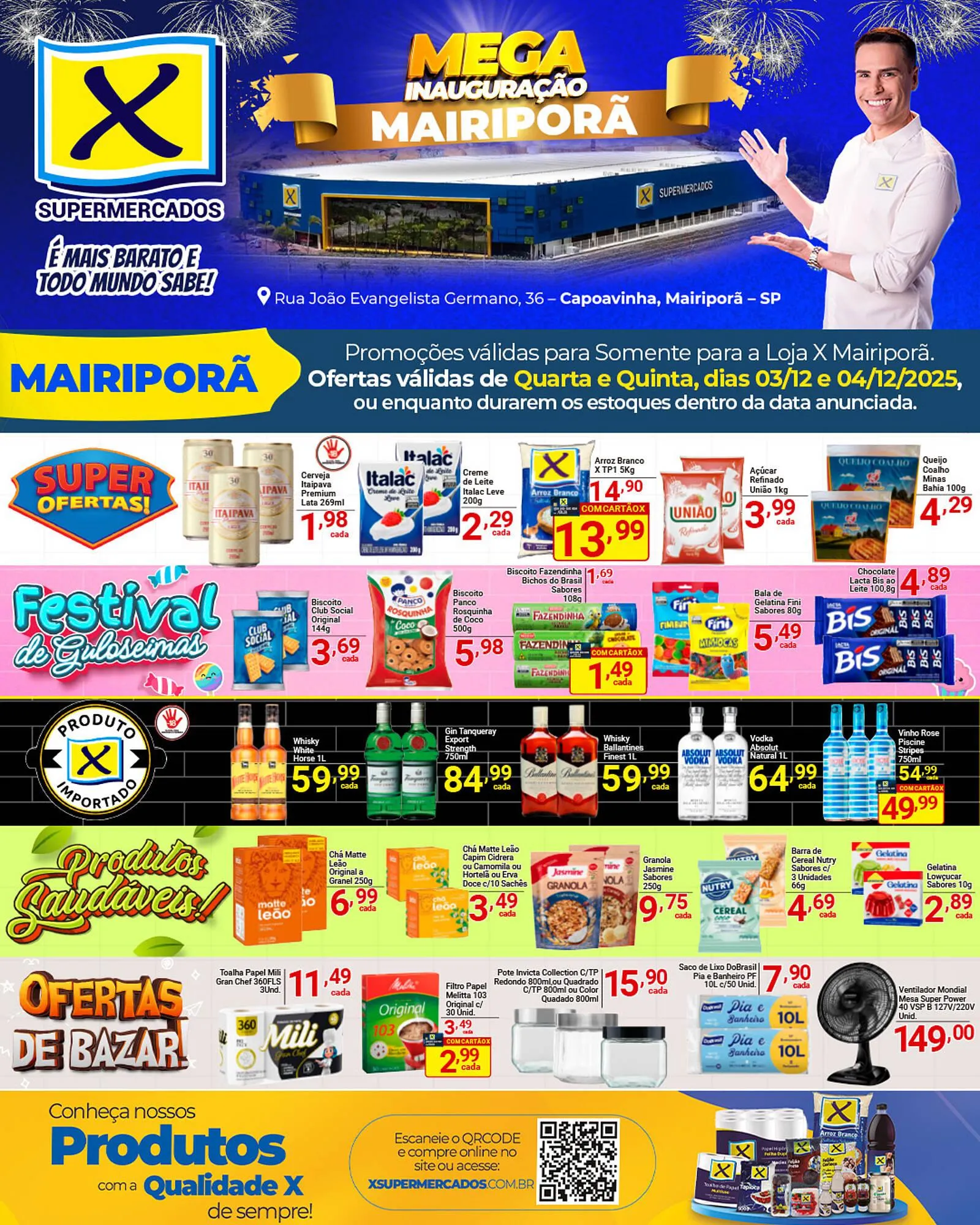 Folheto X Supermercados - 1