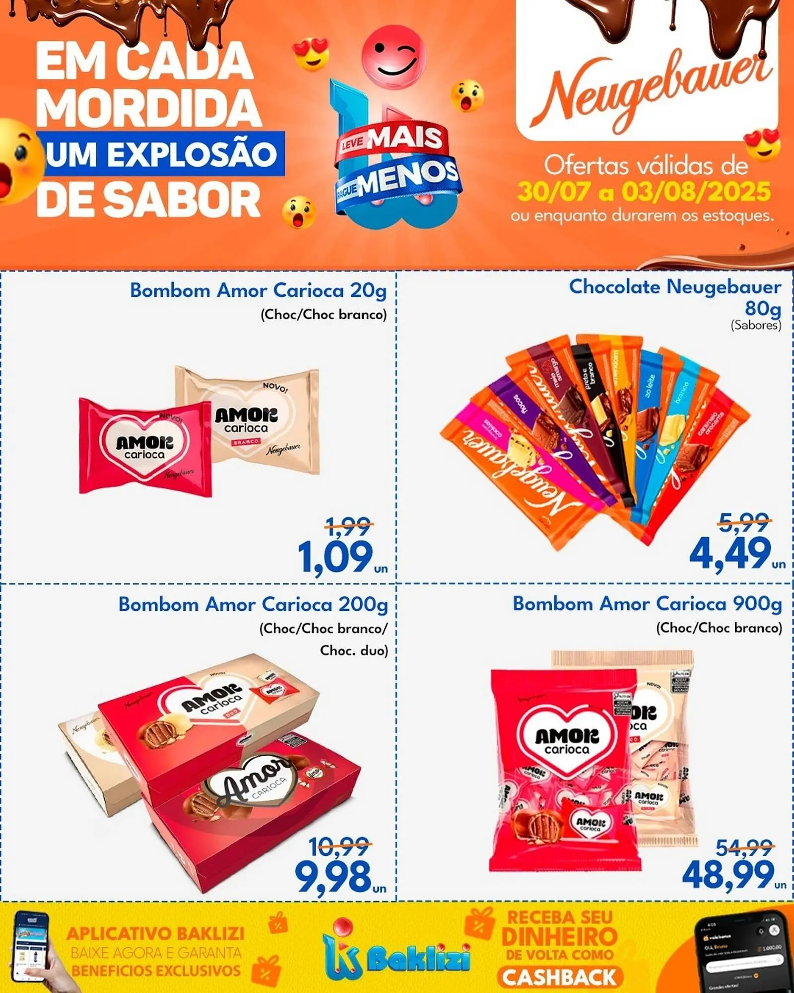 Encarte de Catálogo Supermercados Baklizi 30 de julho até 3 de agosto 2025 - Pagina 1