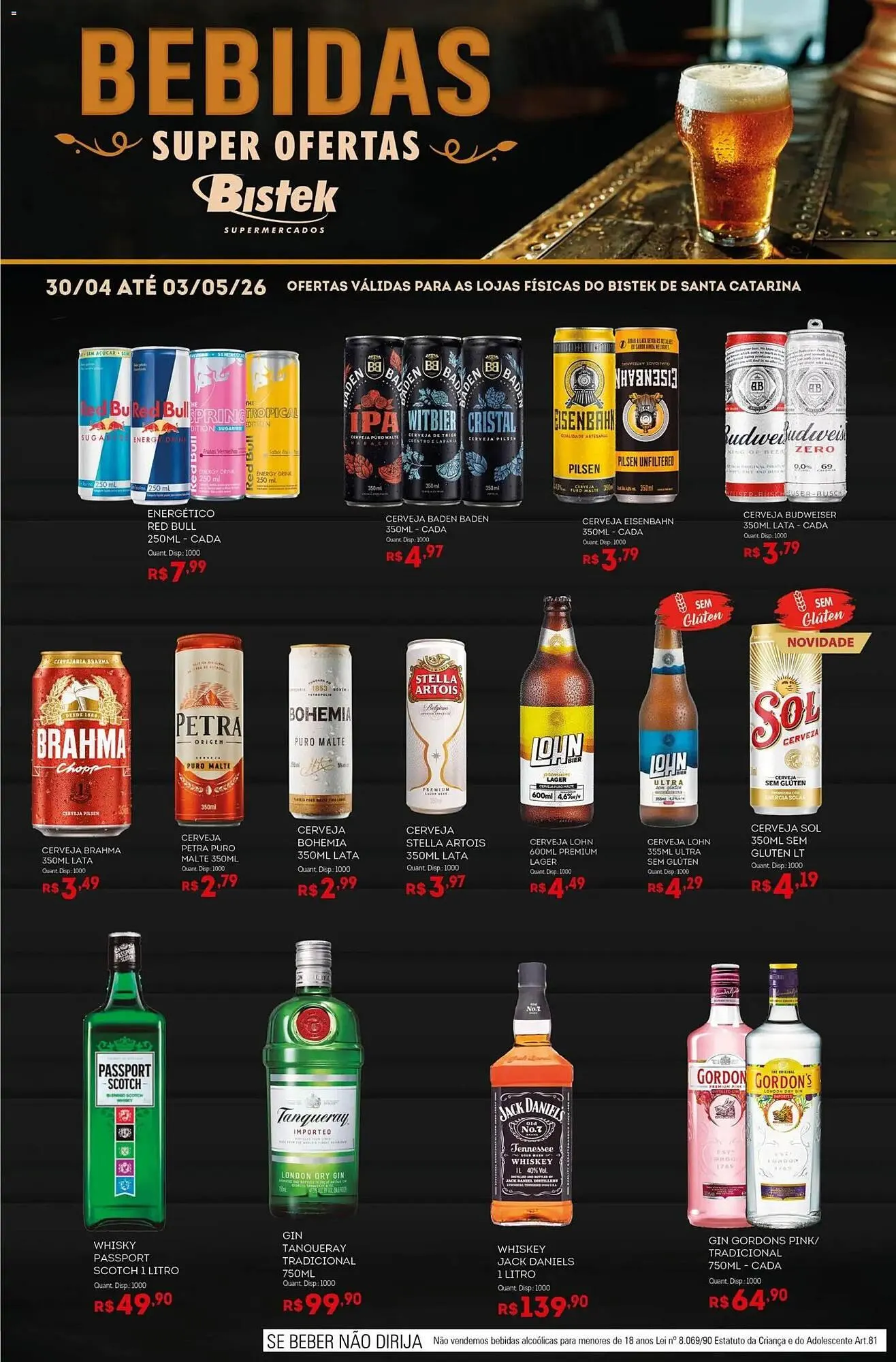 Encarte de Encarte Bistek Supermercados 30 de abril até 4 de maio 2026 - Pagina 1