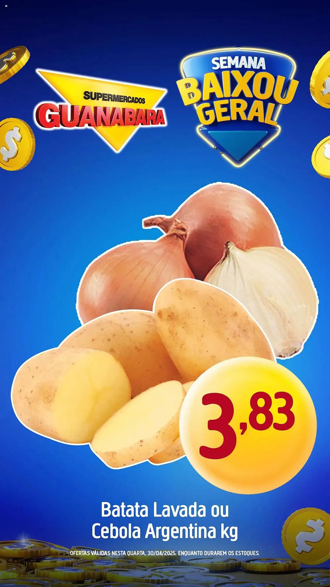 Encarte de Catálogo Supermercados Guanabara 30 de abril até 30 de abril 2025 - Pagina 1