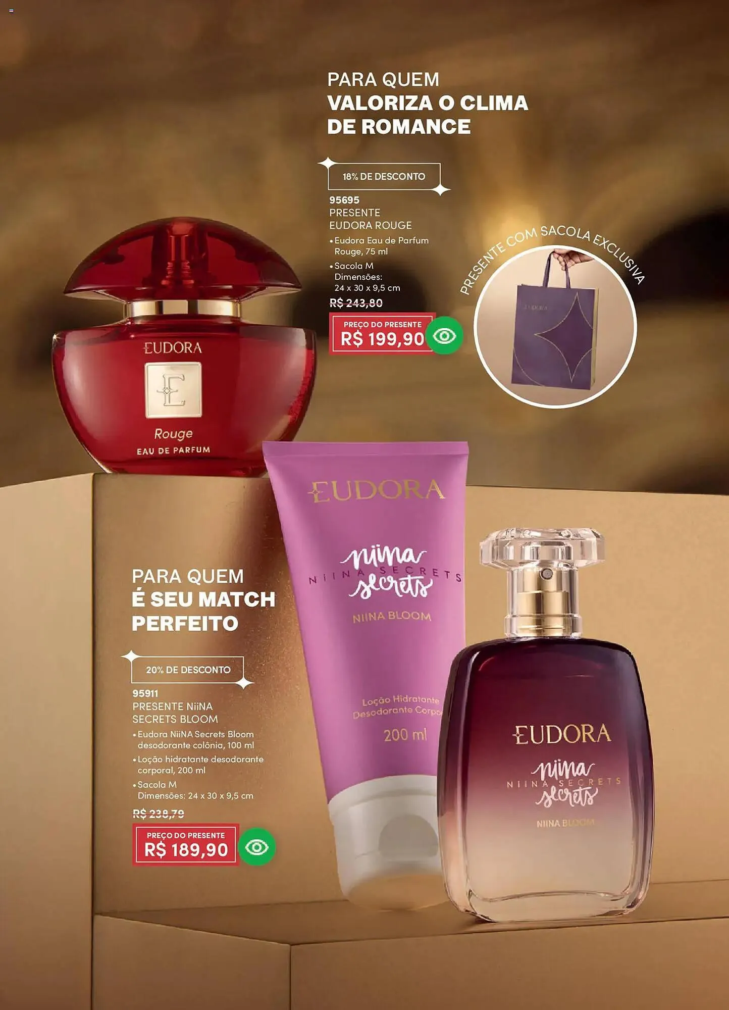 Encarte de Catálogo Eudora 23 de abril até 15 de junho 2026 - Pagina 38