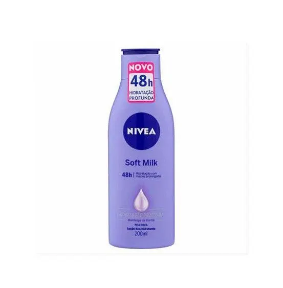 Loção Hidratante Nivea Soft Milk Pele Seca 200ml