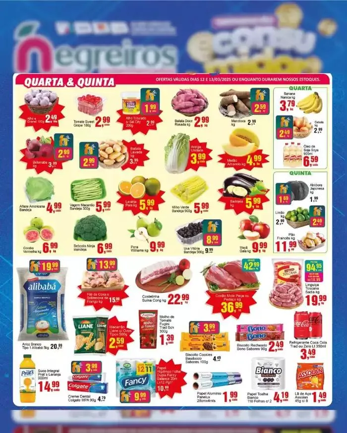 Encarte de Encarte Negreiros Supermercados 12 de março até 18 de março 2025 - Pagina 7