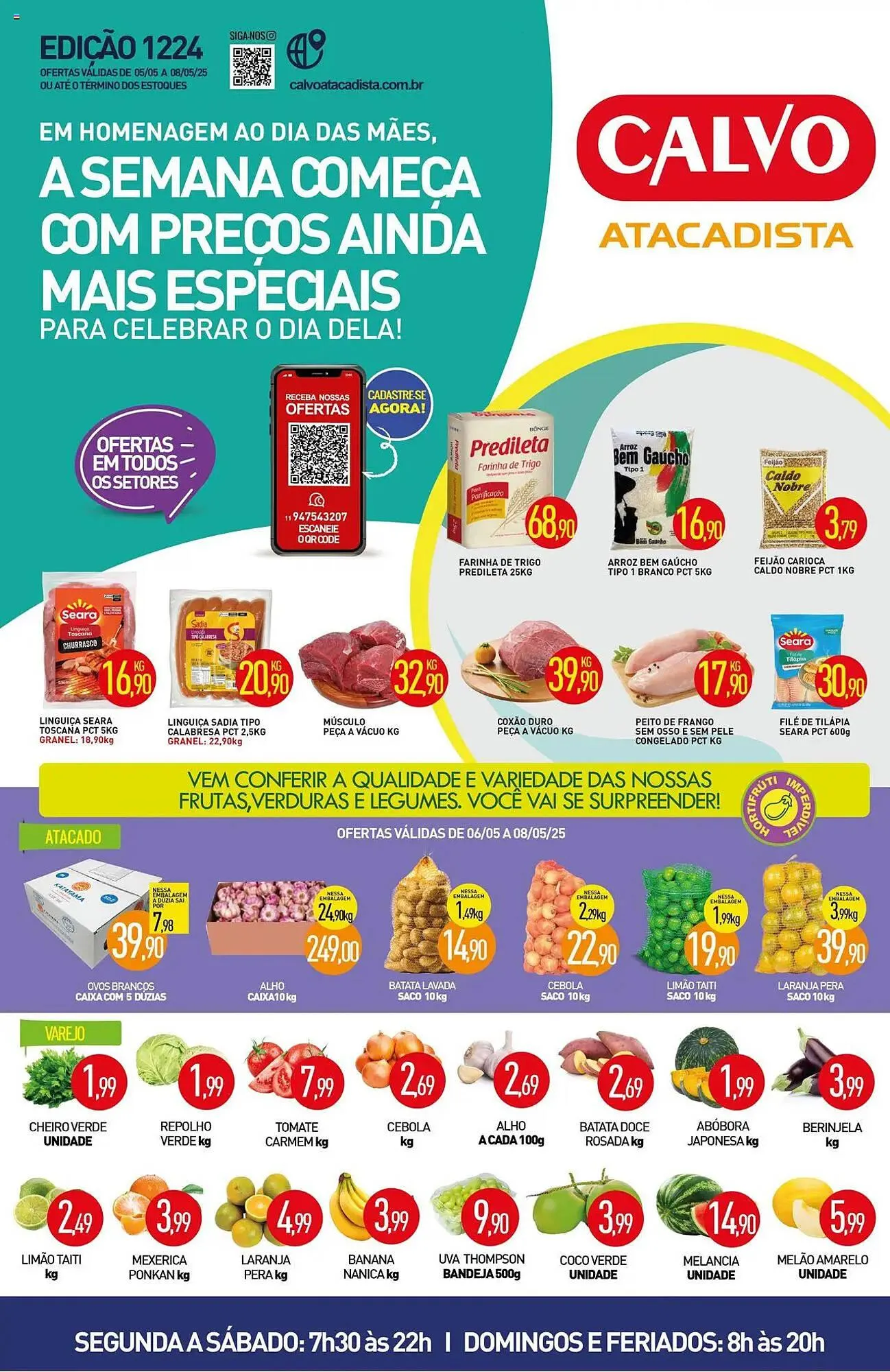 Encarte de Catálogo Calvo Atacadista 5 de maio até 8 de maio 2025 - Pagina 1