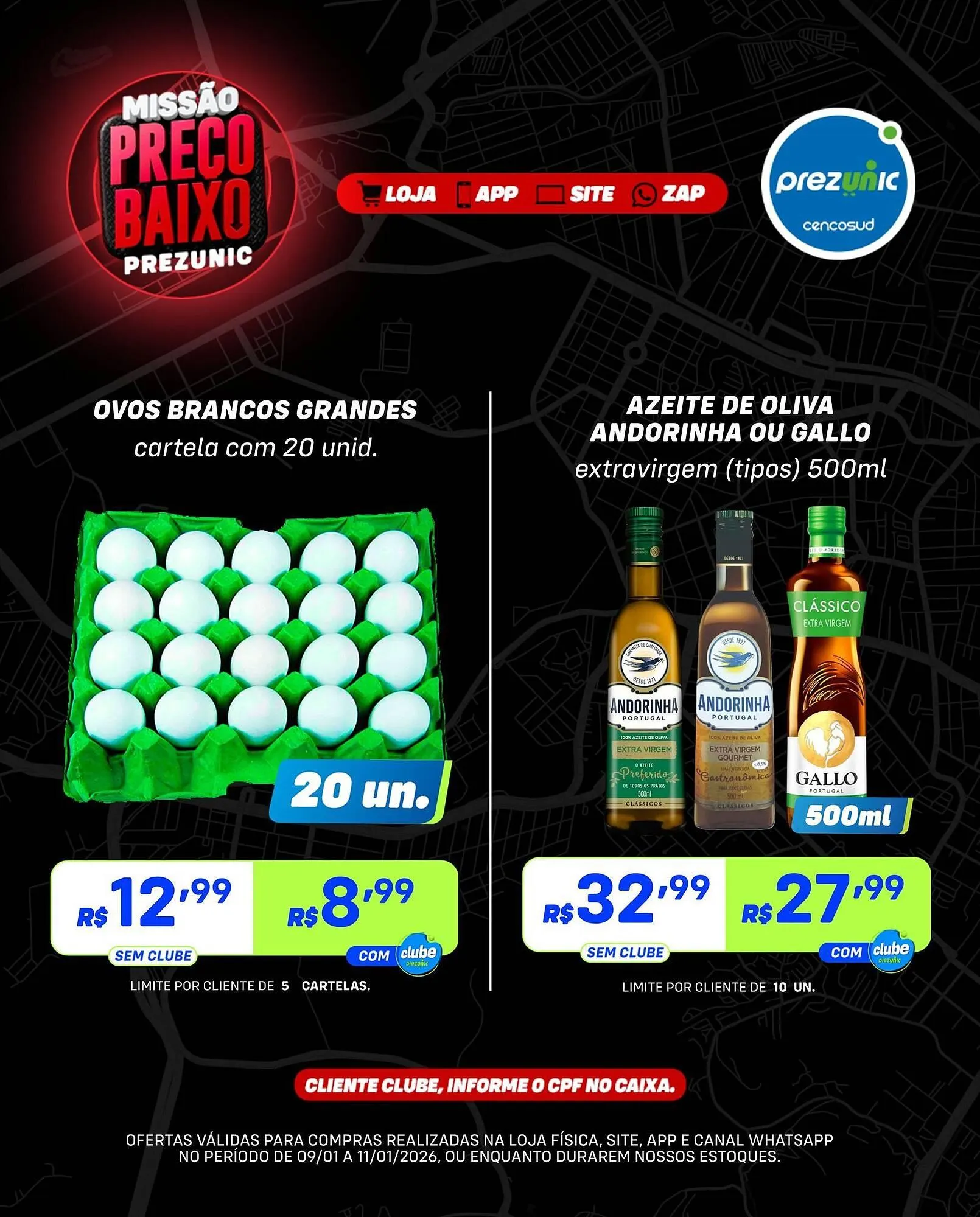 Encarte de Encarte Prezunic 9 de janeiro até 11 de janeiro 2026 - Pagina 3