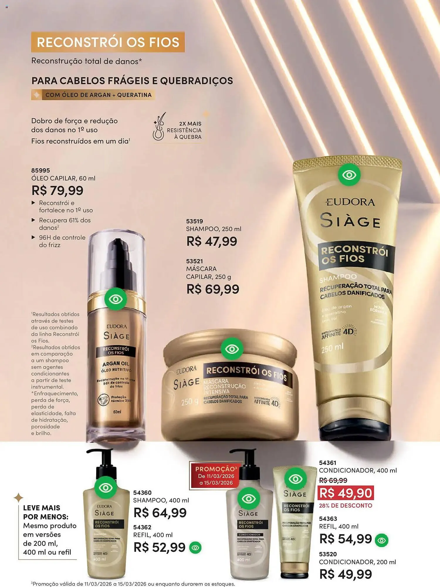 Encarte de Catálogo Eudora 11 de março até 10 de abril 2026 - Pagina 52