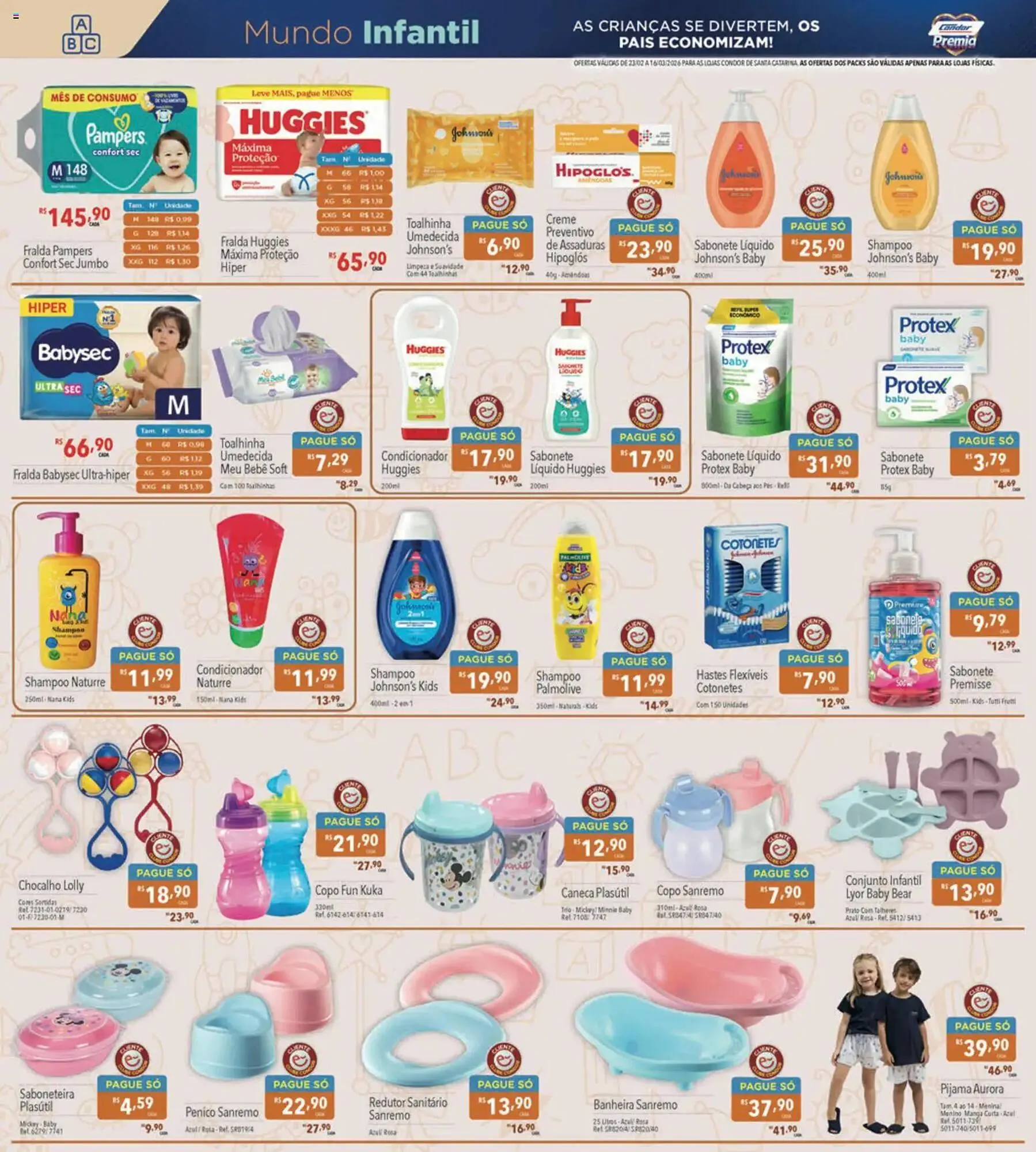 Encarte de Catálogo Supermercados Condor 23 de fevereiro até 16 de março 2026 - Pagina 22