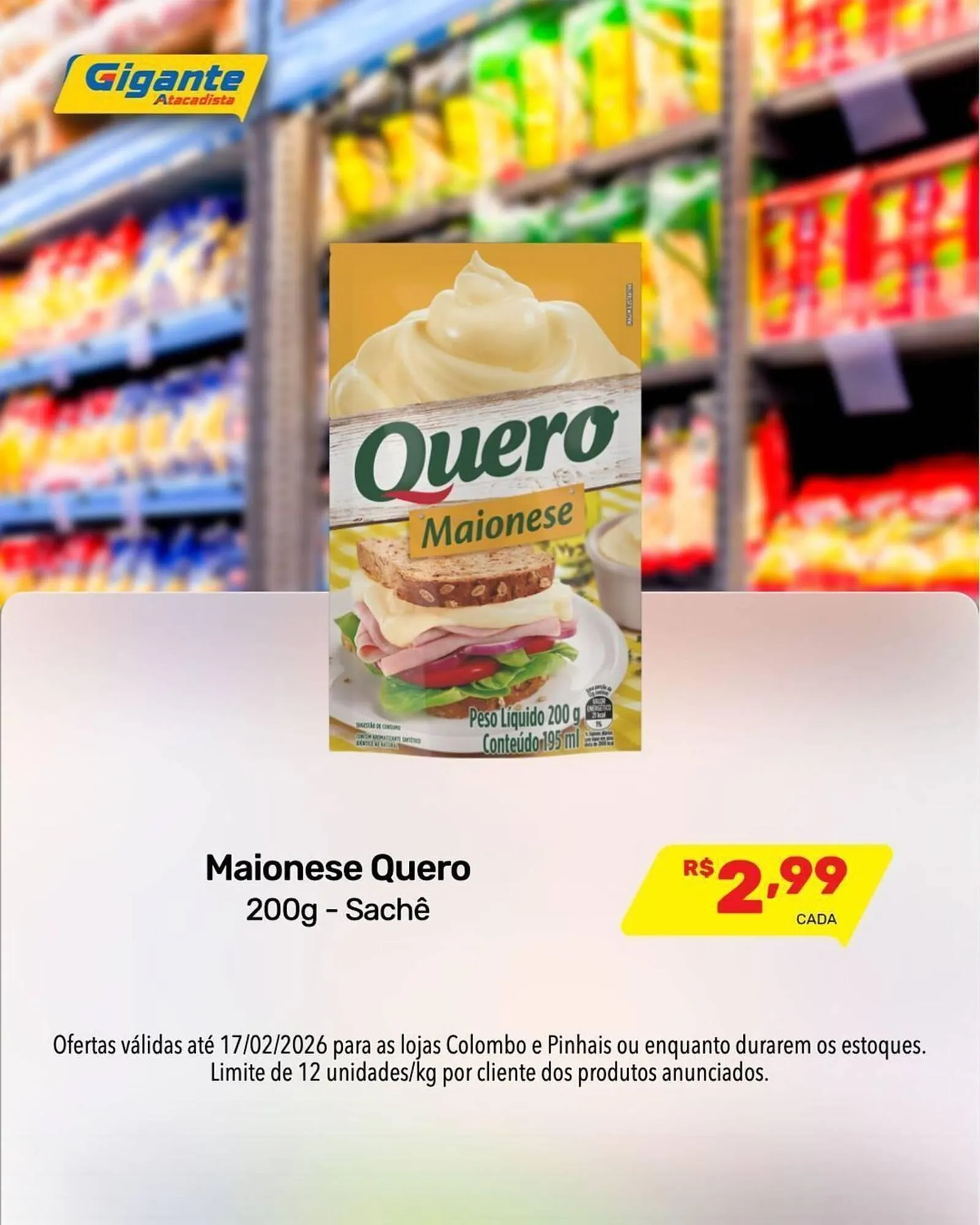 Encarte de Encarte Gigante Atacadista 13 de fevereiro até 17 de fevereiro 2026 - Pagina 7