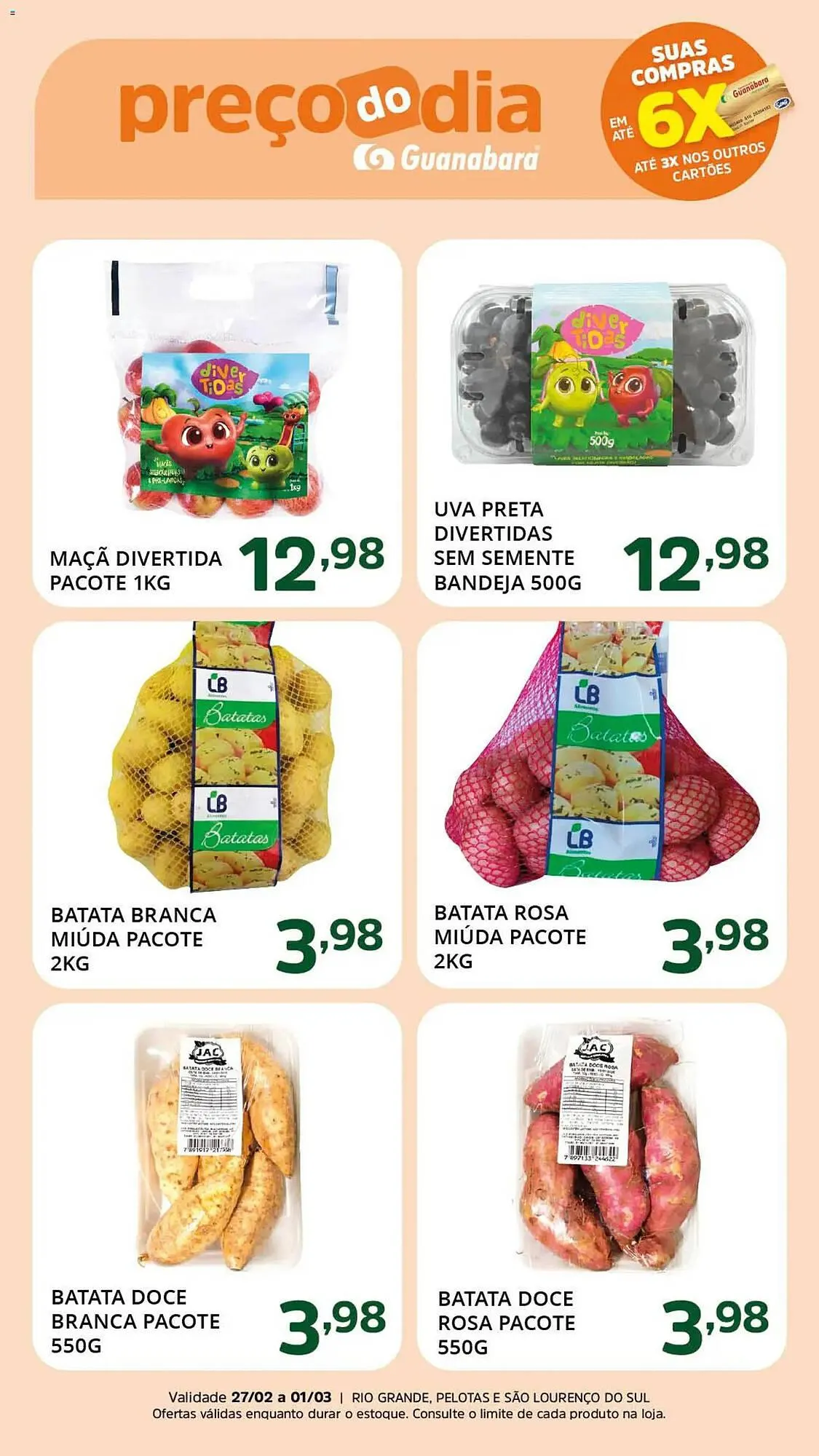 Encarte de Encarte Supermercados Guanabara 27 de fevereiro até 1 de março 2026 - Pagina 3