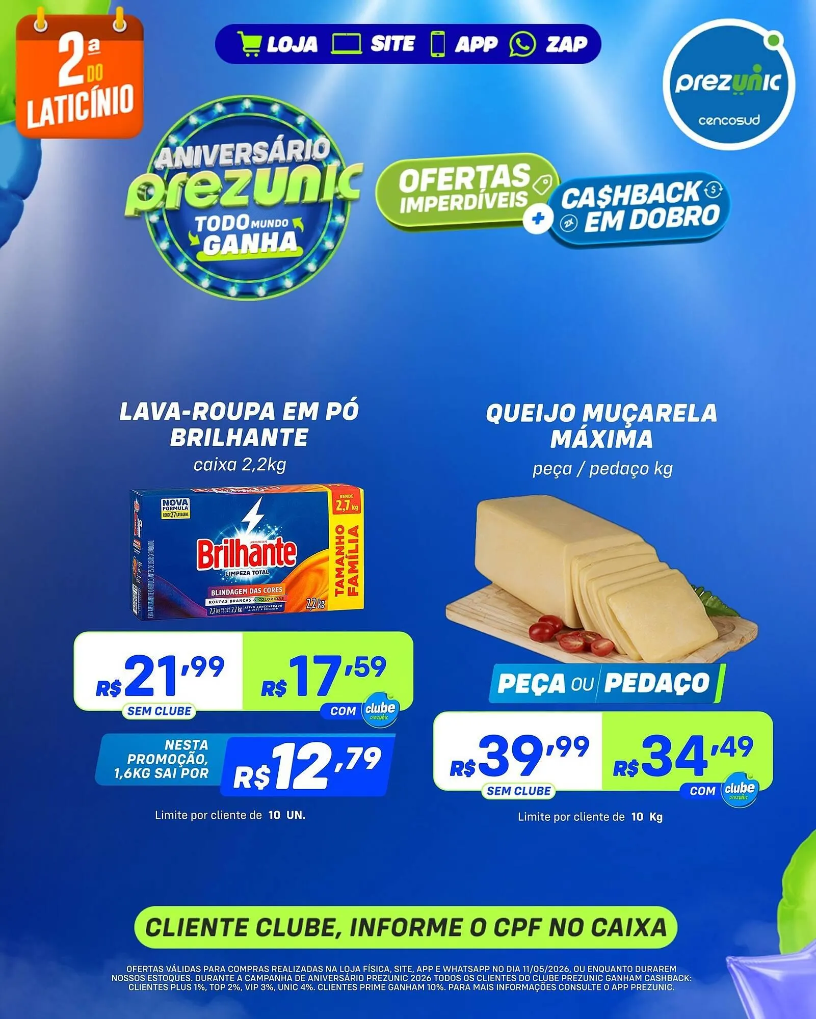 Encarte de Encarte Prezunic 11 de maio até 11 de maio 2026 - Pagina 6