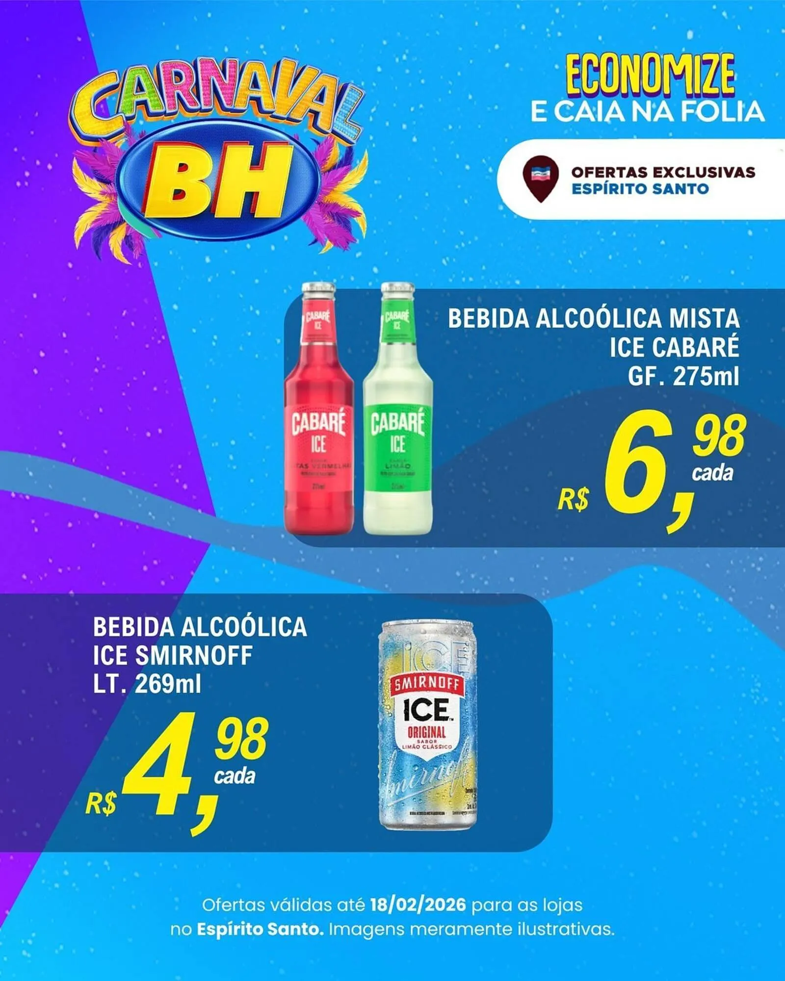 Encarte de Folheto Supermercados BH 13 de fevereiro até 18 de fevereiro 2026 - Pagina 6