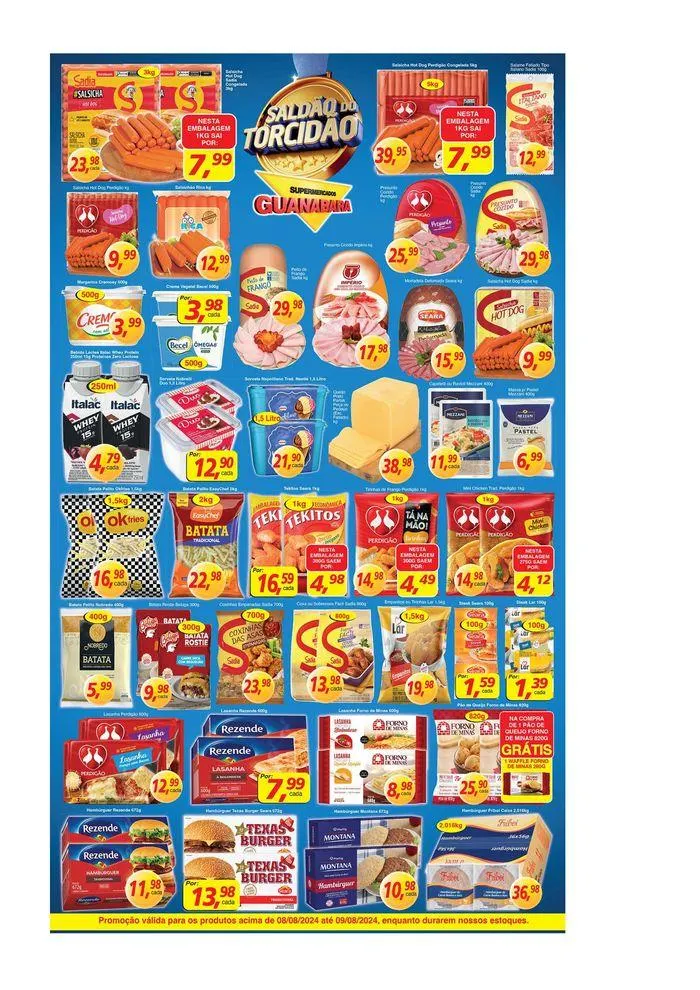 Encarte de Oferta Supermercados Guanabara 8 de agosto até 9 de agosto 2024 - Pagina 10