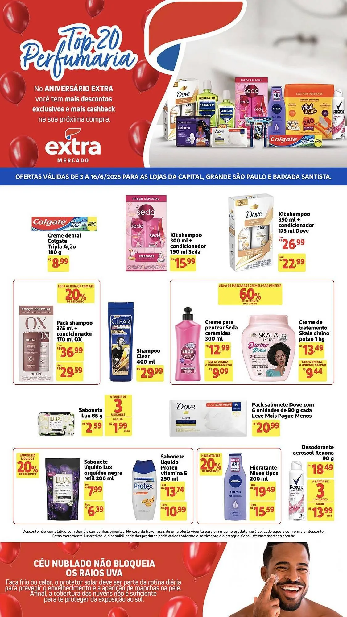 Encarte de Catálogo Mercado Extra 3 de junho até 16 de junho 2025 - Pagina 1