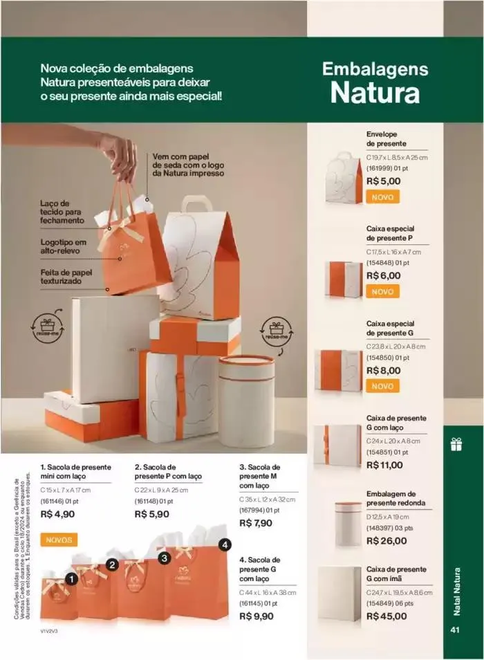 Encarte de Revista Natura Ciclo 18 11 de novembro até 31 de dezembro 2024 - Pagina 95