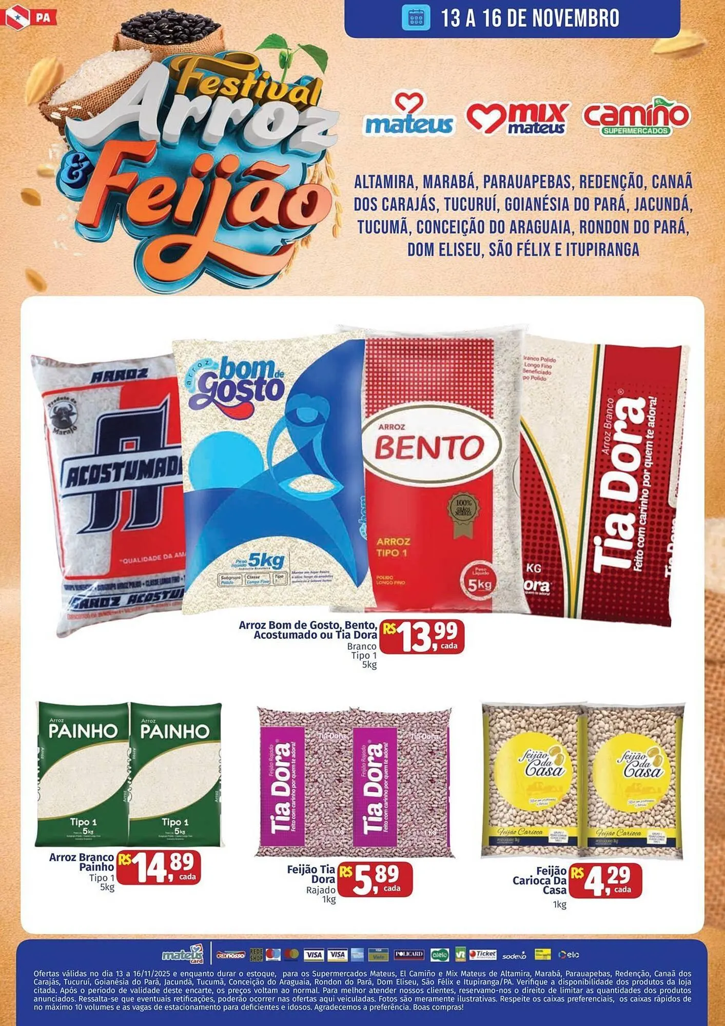 Encarte de Catálogo Supermercados Mateus 13 de novembro até 16 de novembro 2025 - Pagina 1