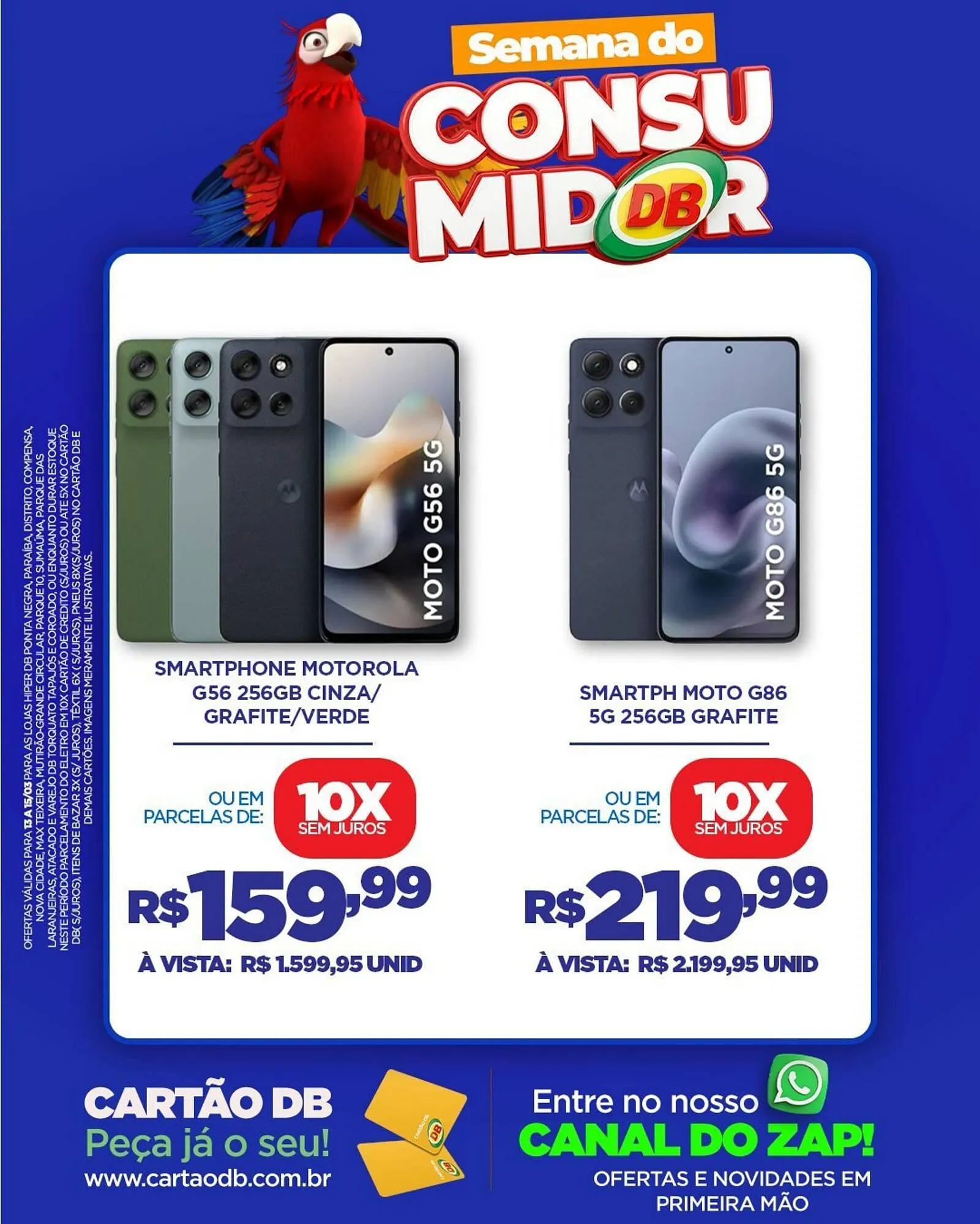 Encarte de Catálogo DB Supermercados 13 de março até 15 de março 2026 - Pagina 13