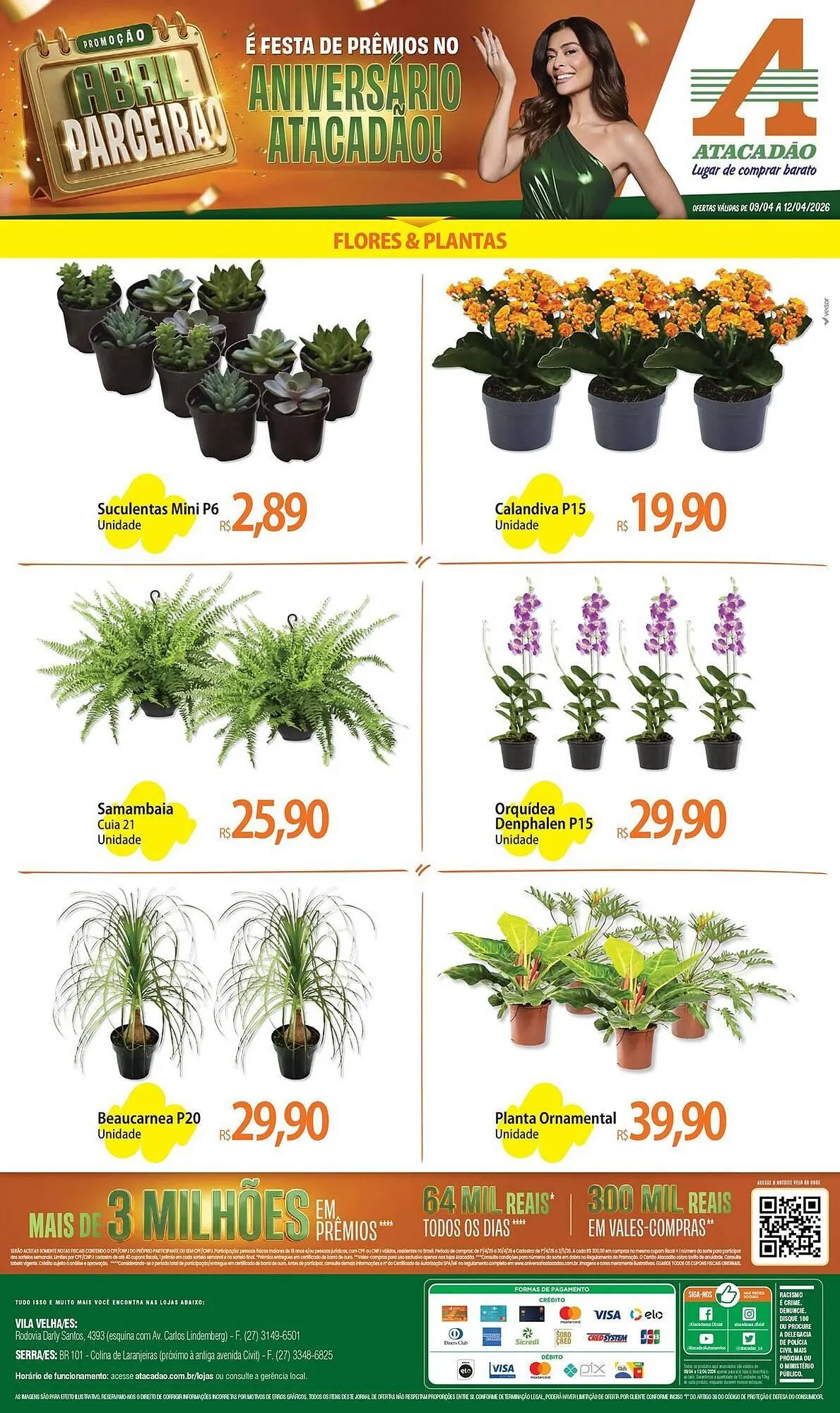 Encarte de Folheto Atacadão 9 de abril até 12 de abril 2026 - Pagina 1