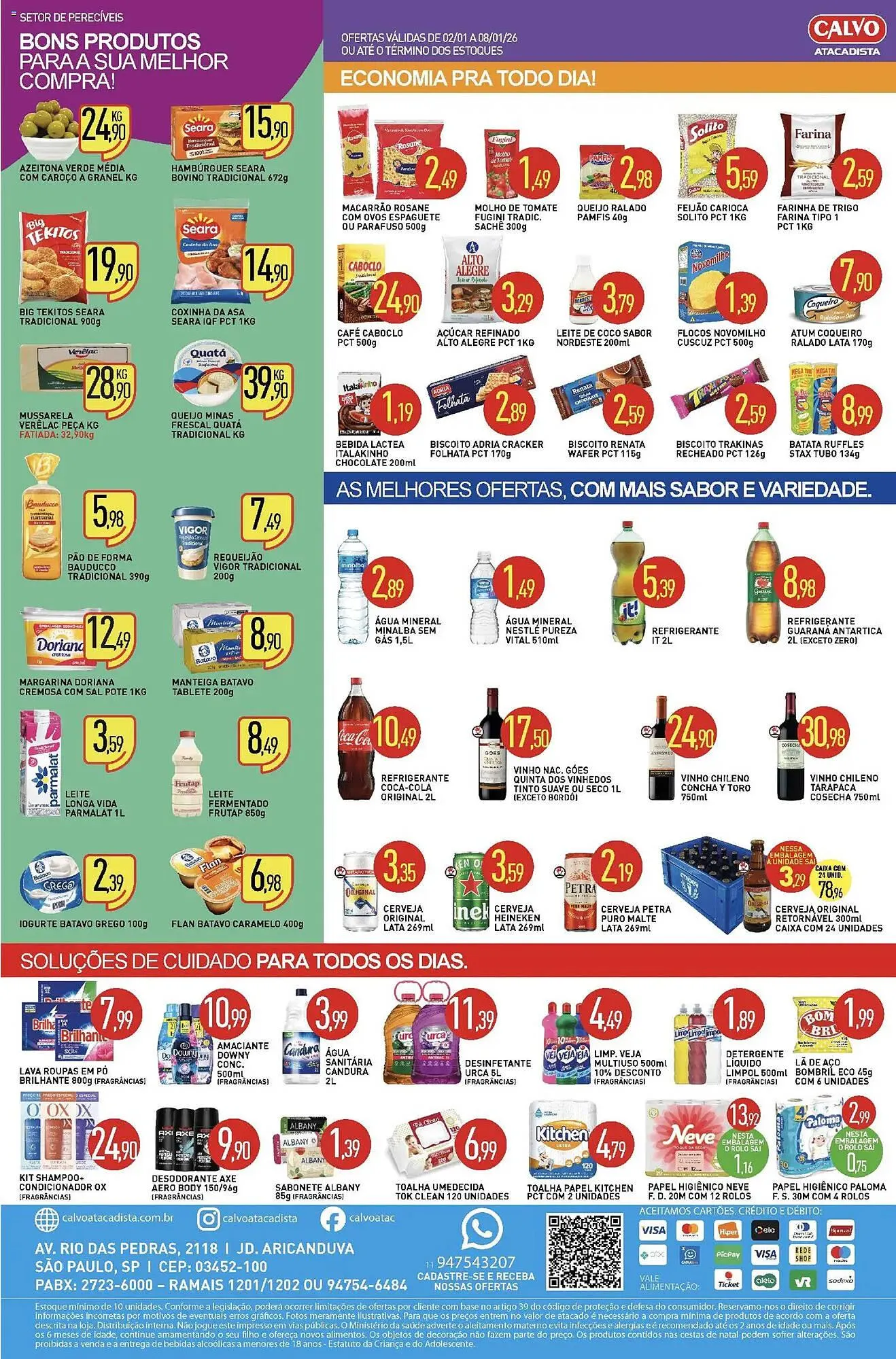 Encarte de Folheto Calvo Atacadista 2 de janeiro até 8 de janeiro 2026 - Pagina 2