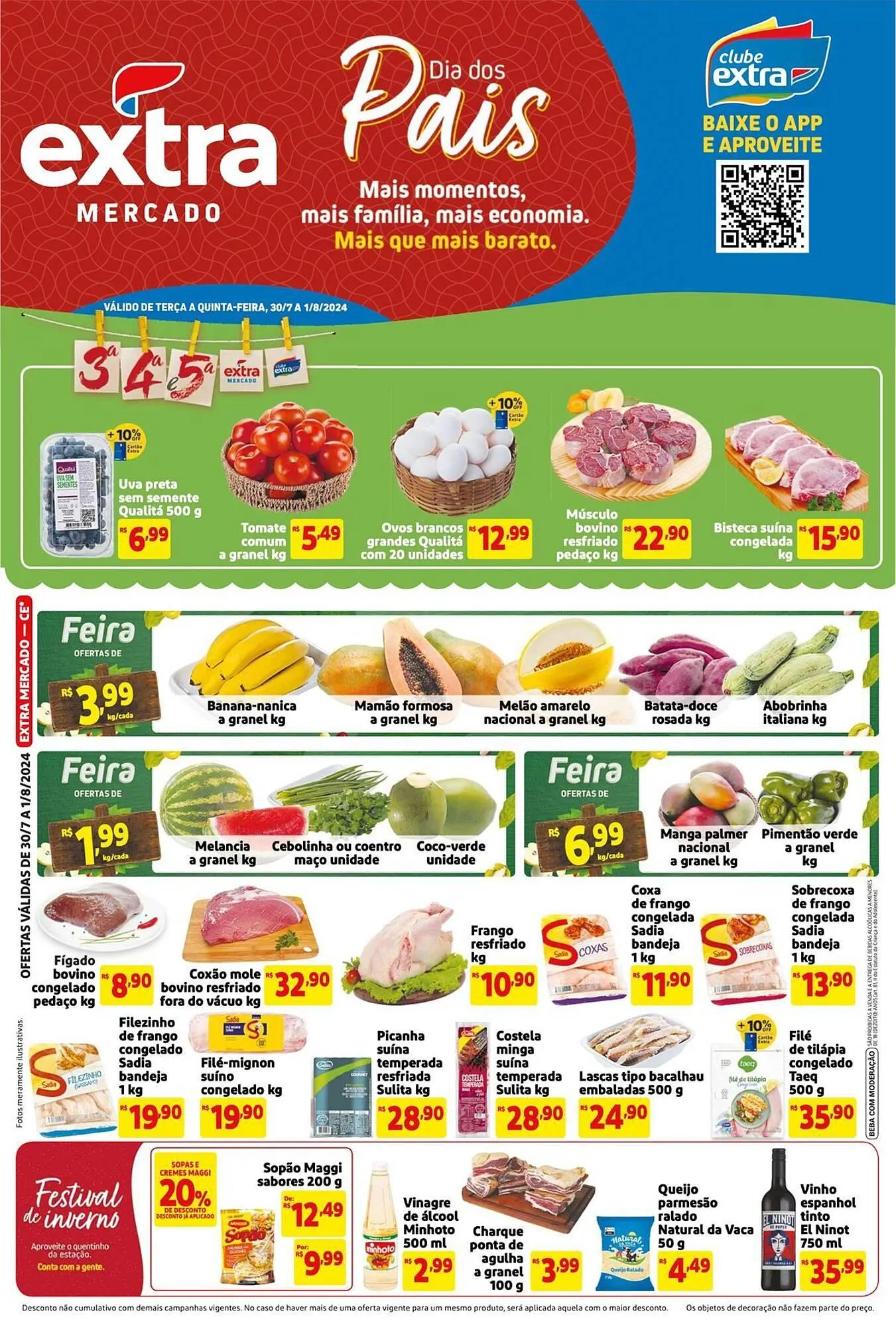 Encarte de Catálogo Extra 30 de julho até 1 de agosto 2024 - Pagina 1