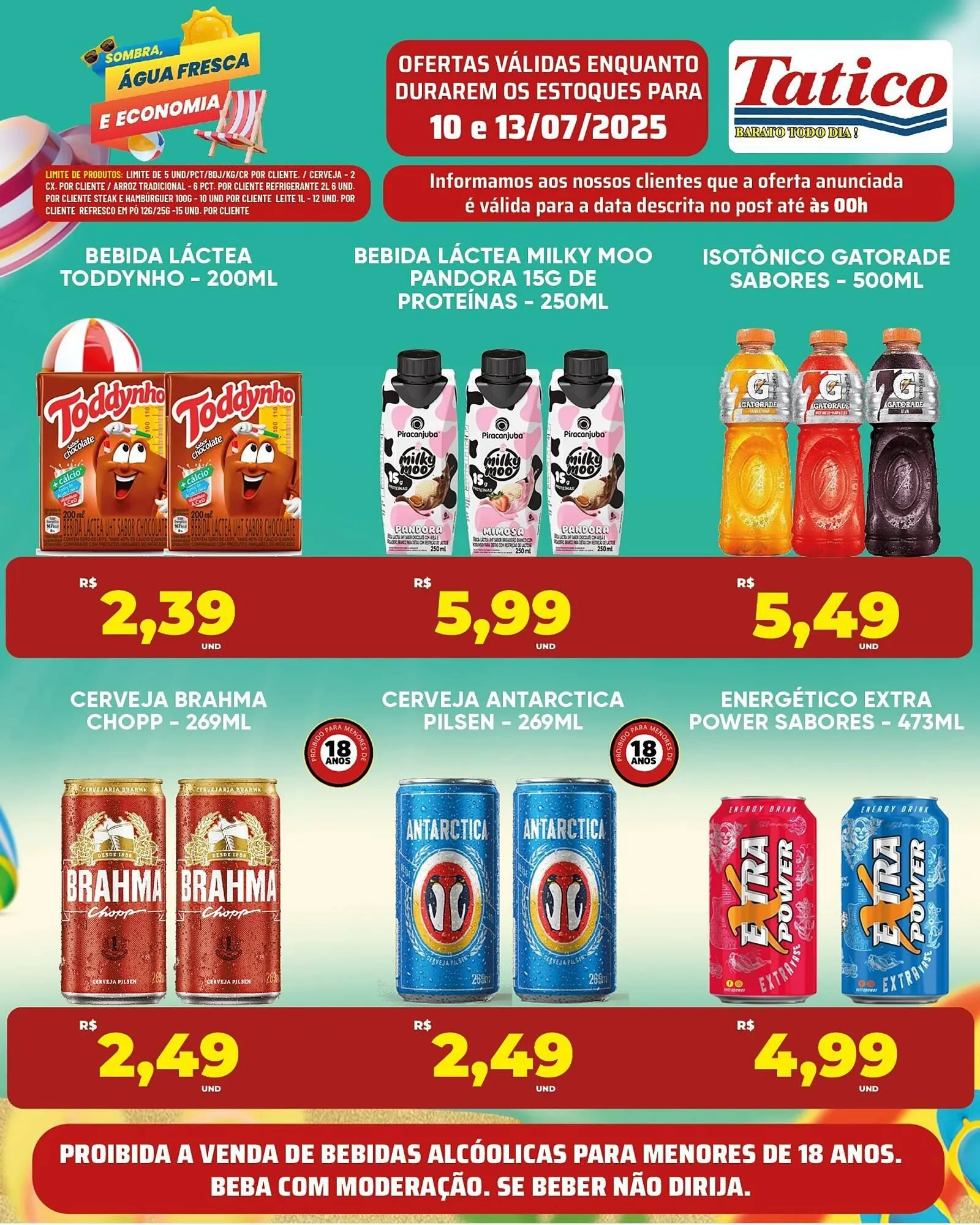 Encarte de Catálogo Tatico 10 de julho até 13 de julho 2025 - Pagina 5